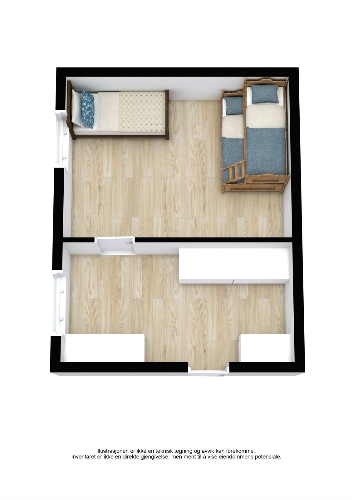 Plantegning - Anneks. Galleribilde