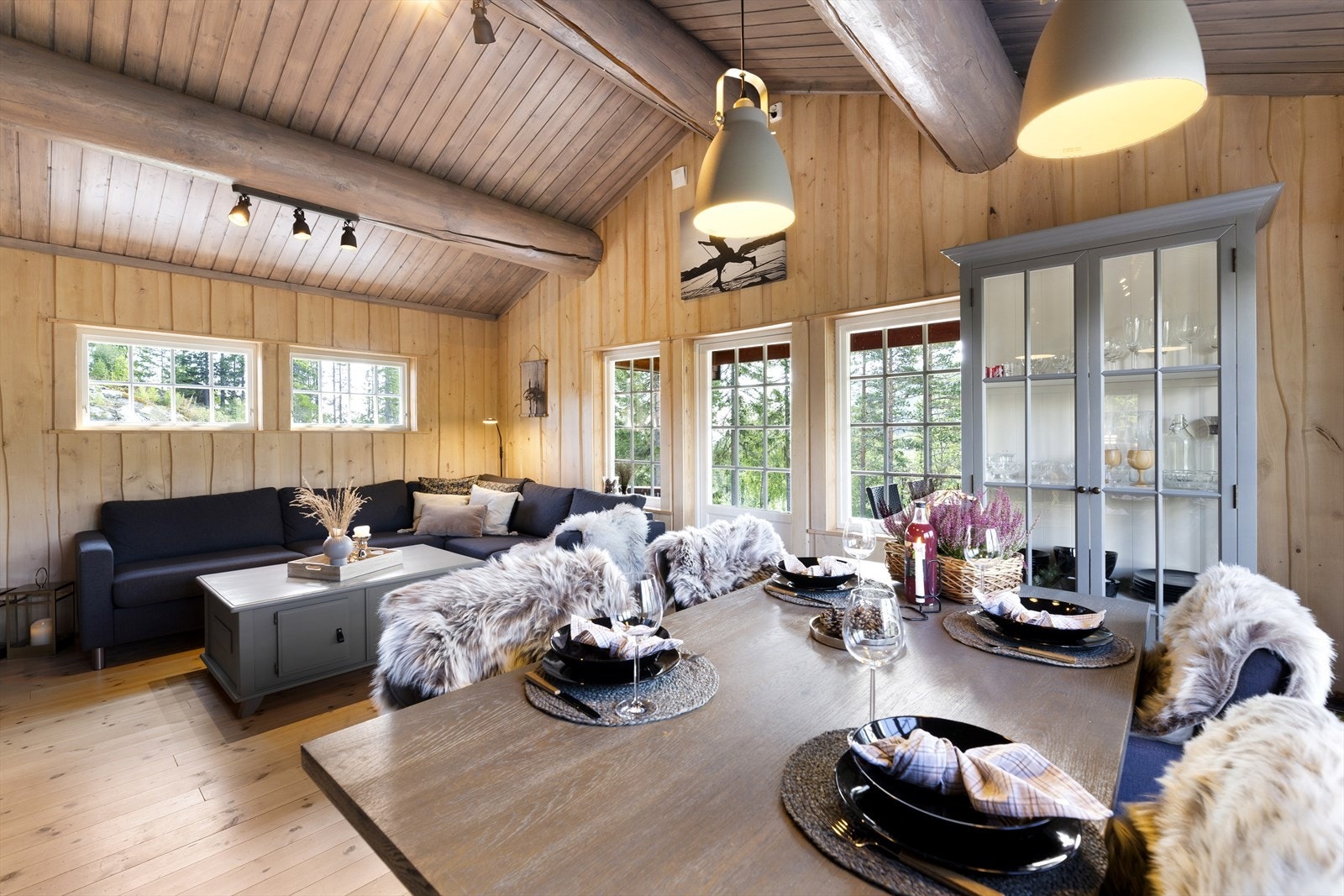 Med røstet himling får man en veldig god romfølelse. Galleribilde