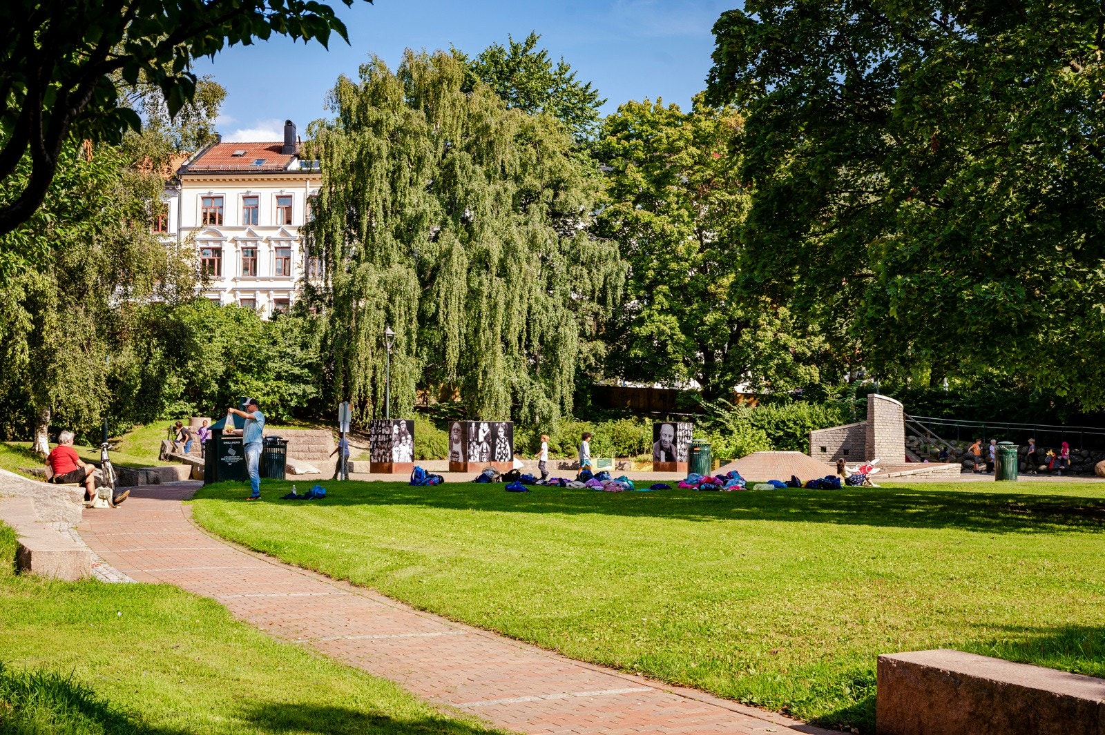 Området byr på rikelig med kulturliv og parker. Galleribilde