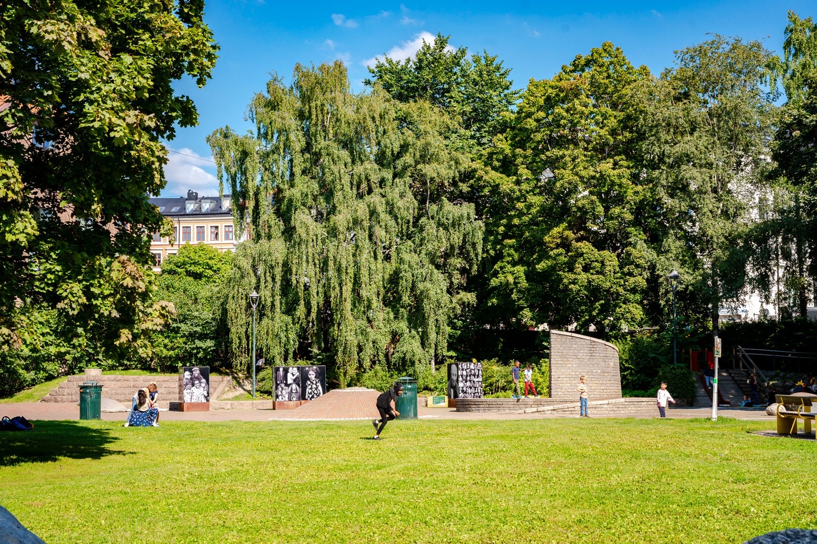 Leiligheten har flott parkutsikt. Galleribilde