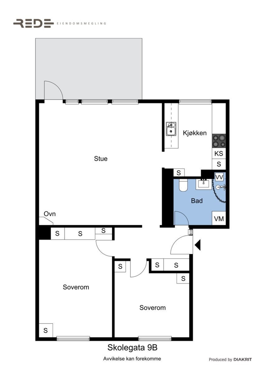 Plantegning Galleribilde