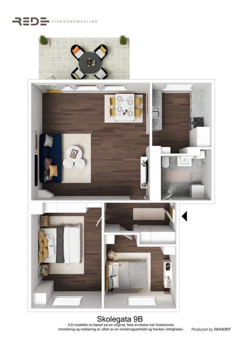 Plantegning Galleribilde