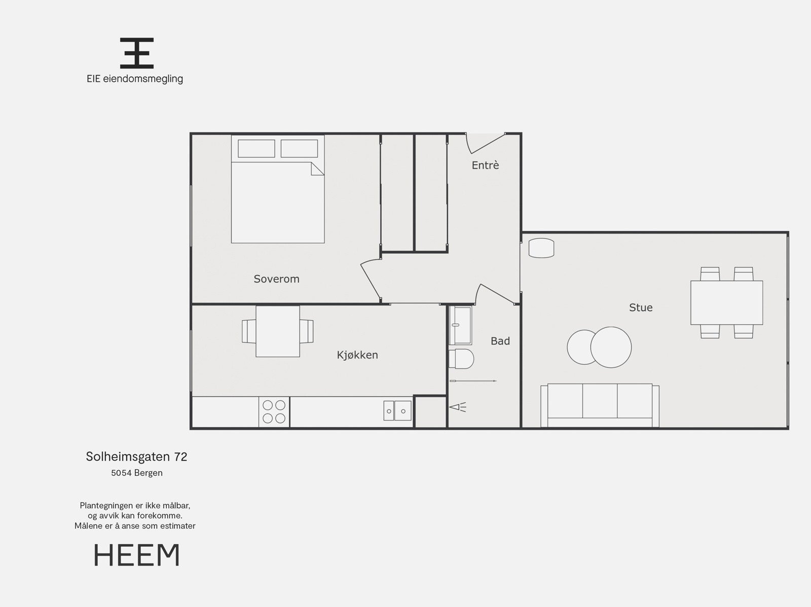 Plantegning | EIE eiendomsmegling. Galleribilde