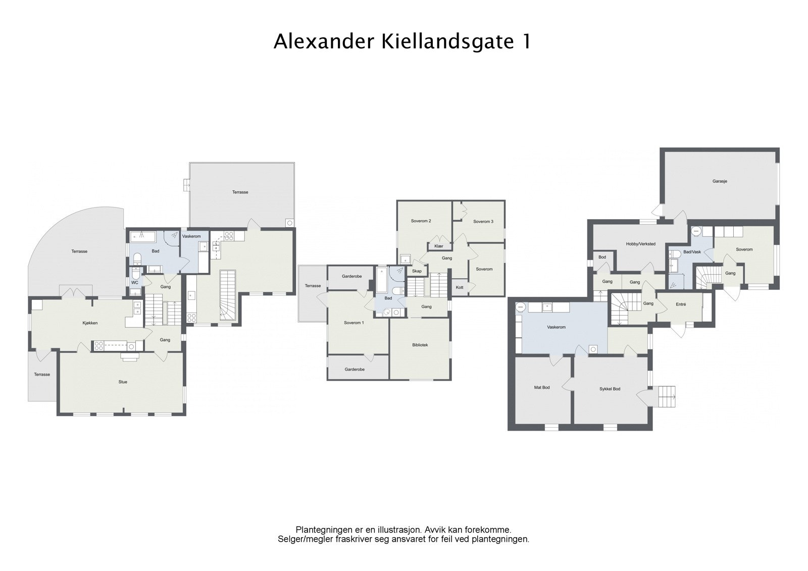 Plantegning Galleribilde