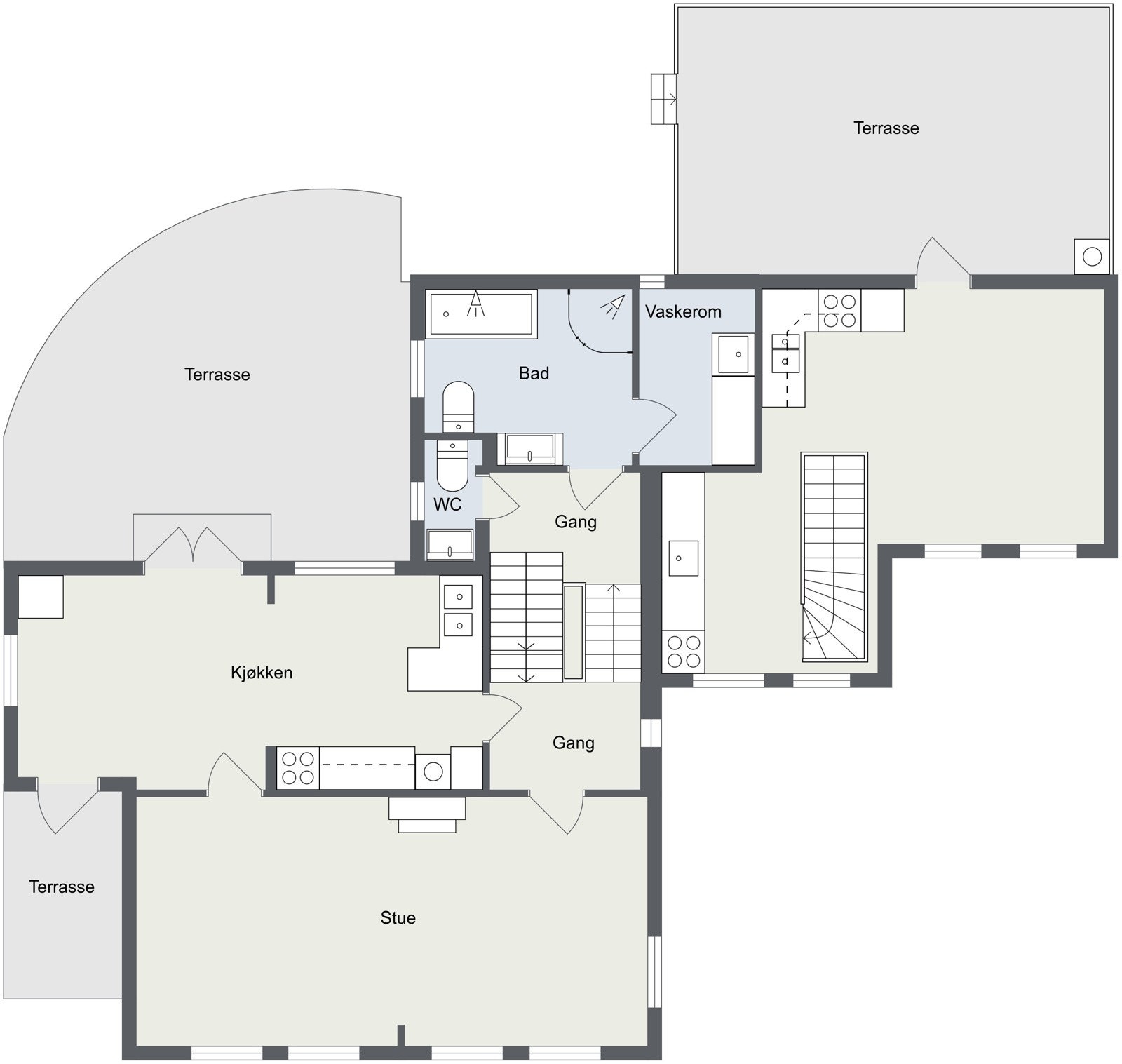 Plantegning Galleribilde