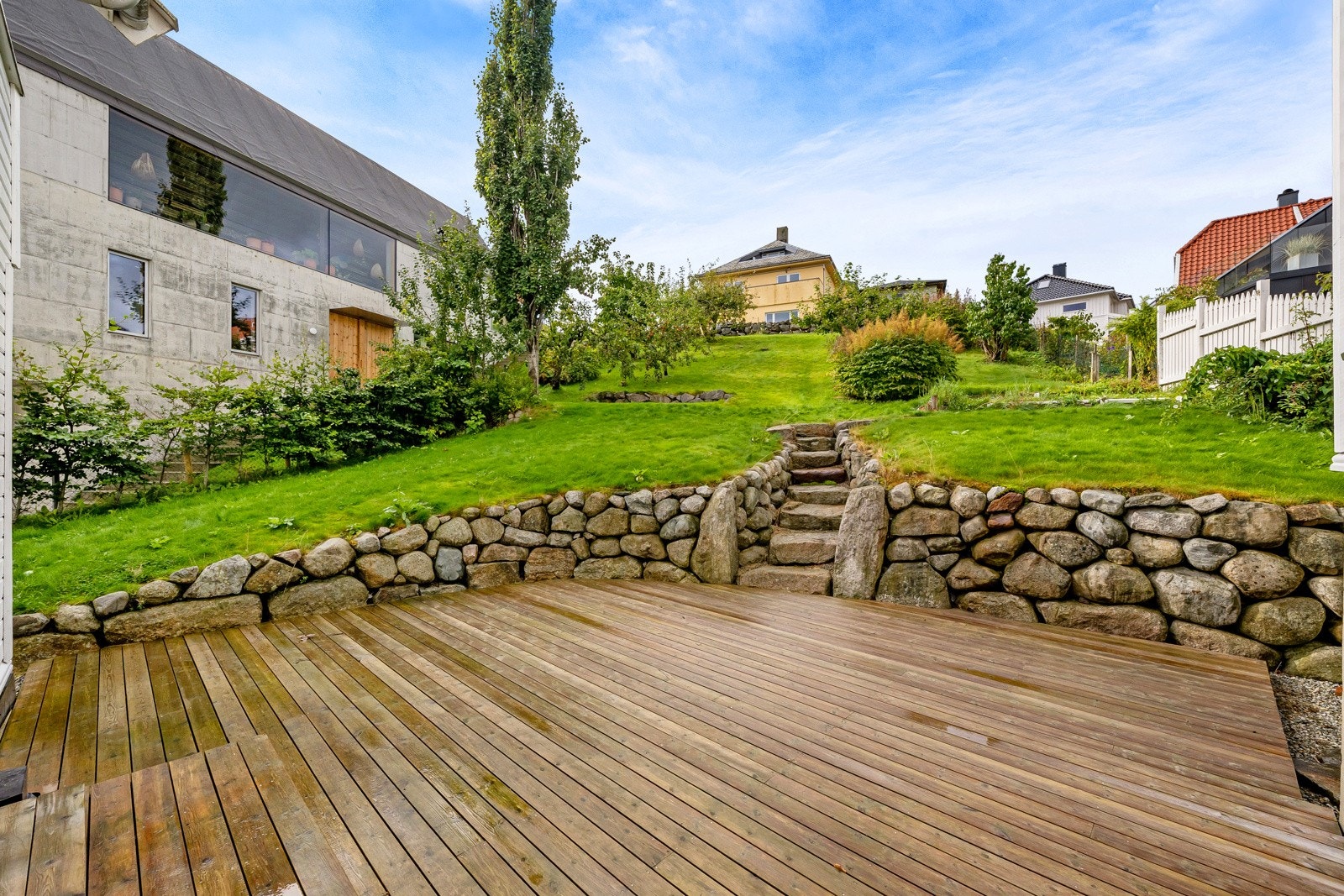 Stor terrasseplatting Galleribilde