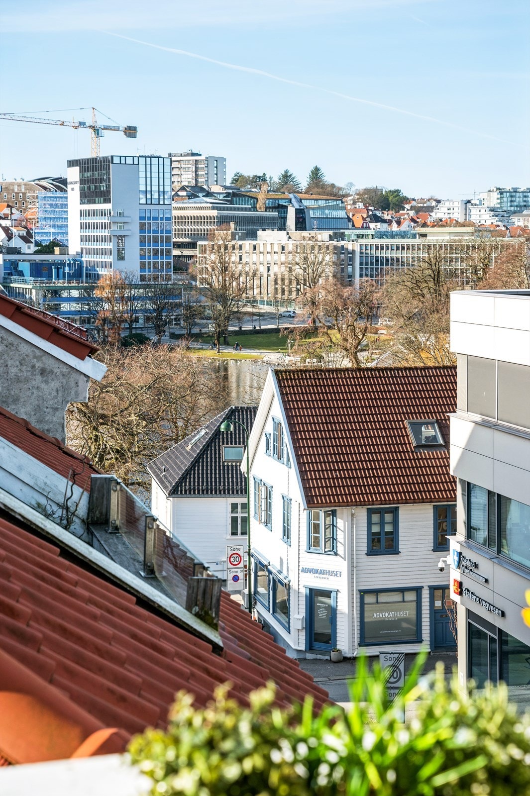 Utsikt fra balkongen. Galleribilde