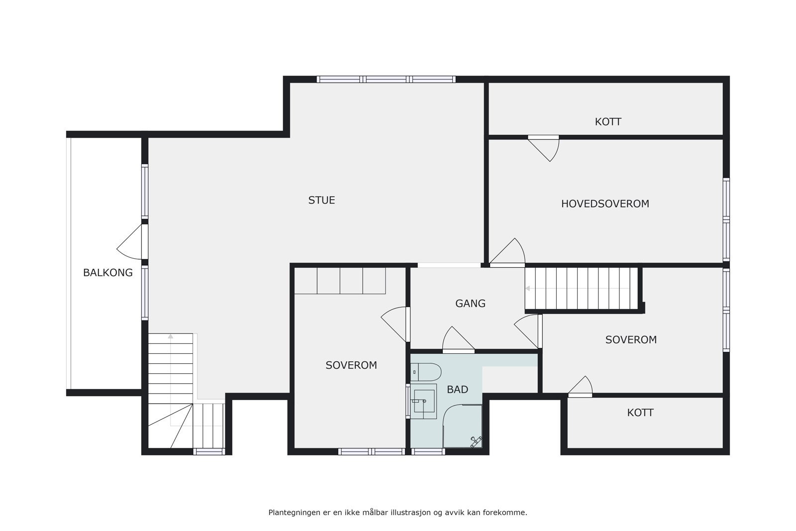 Plantegning Galleribilde