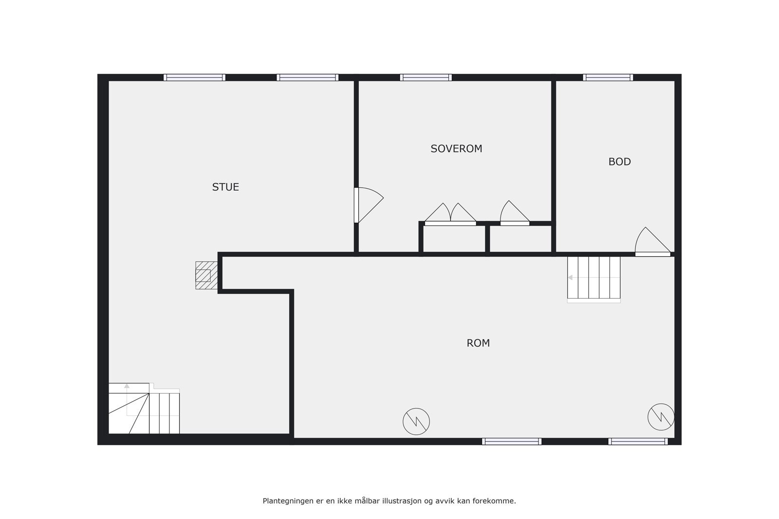 Plantegning Galleribilde