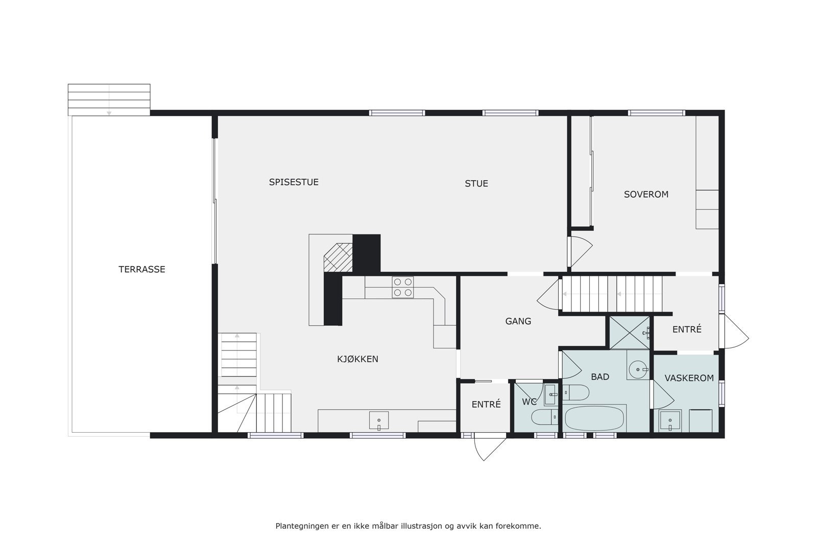 Plantegning Galleribilde