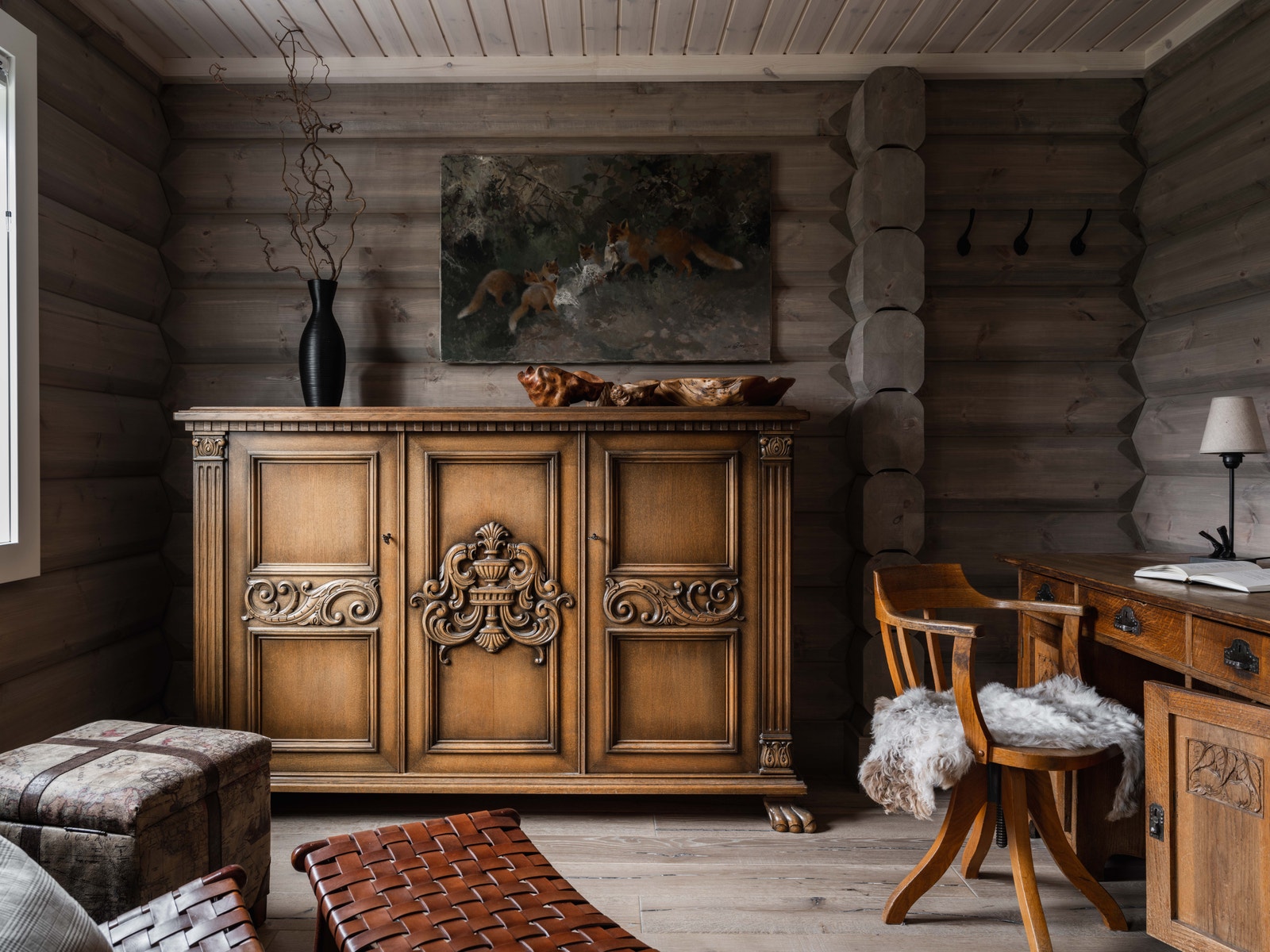 Kontor i master bedroom Galleribilde