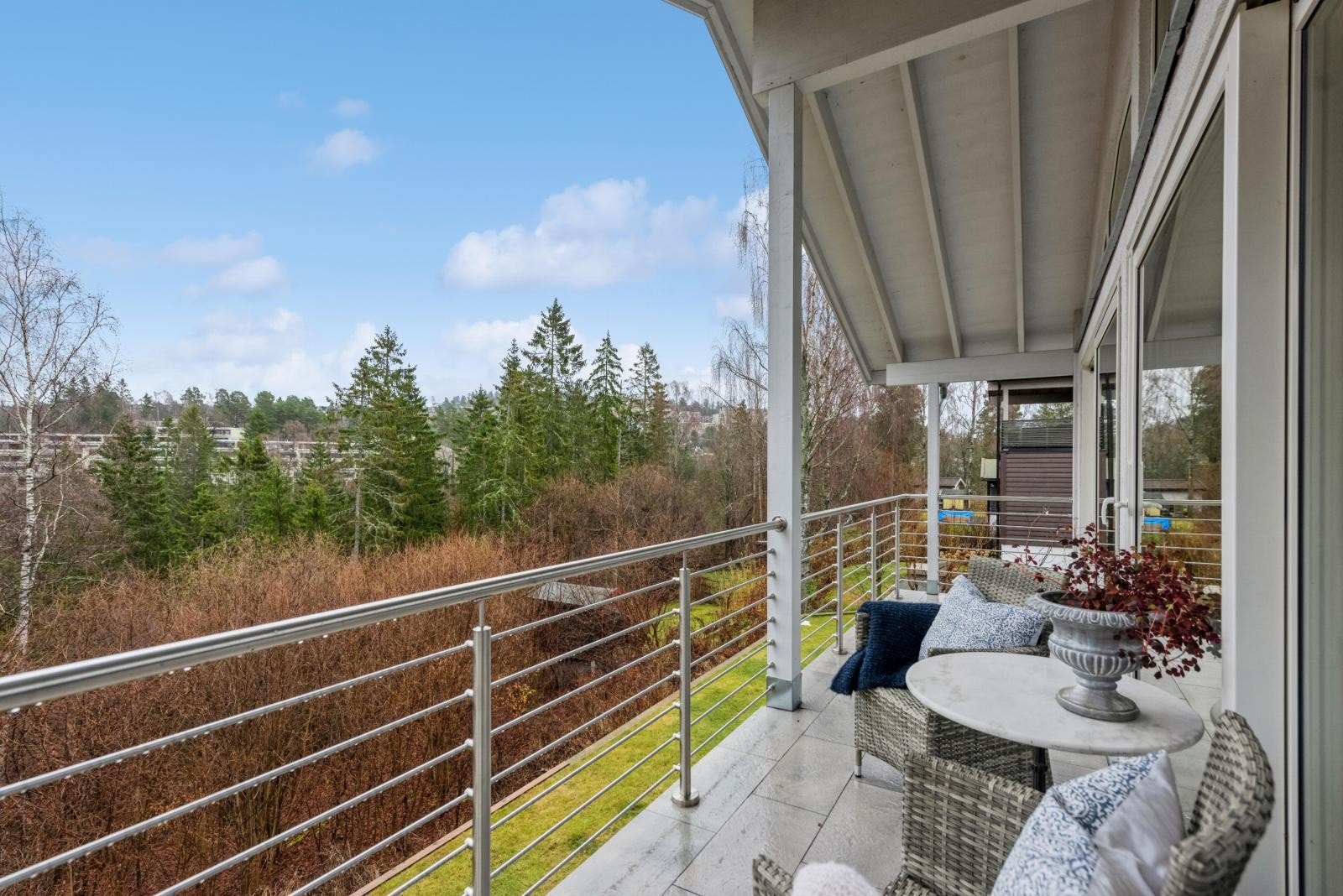 Veranda utenfor stue Galleribilde