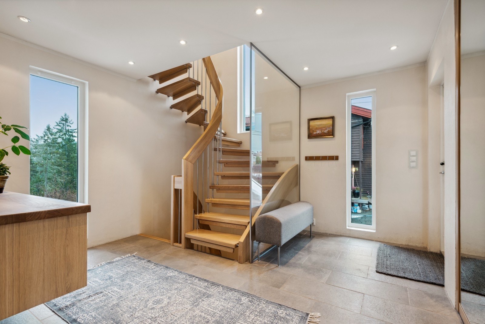 Flott, påkostet trapp Galleribilde