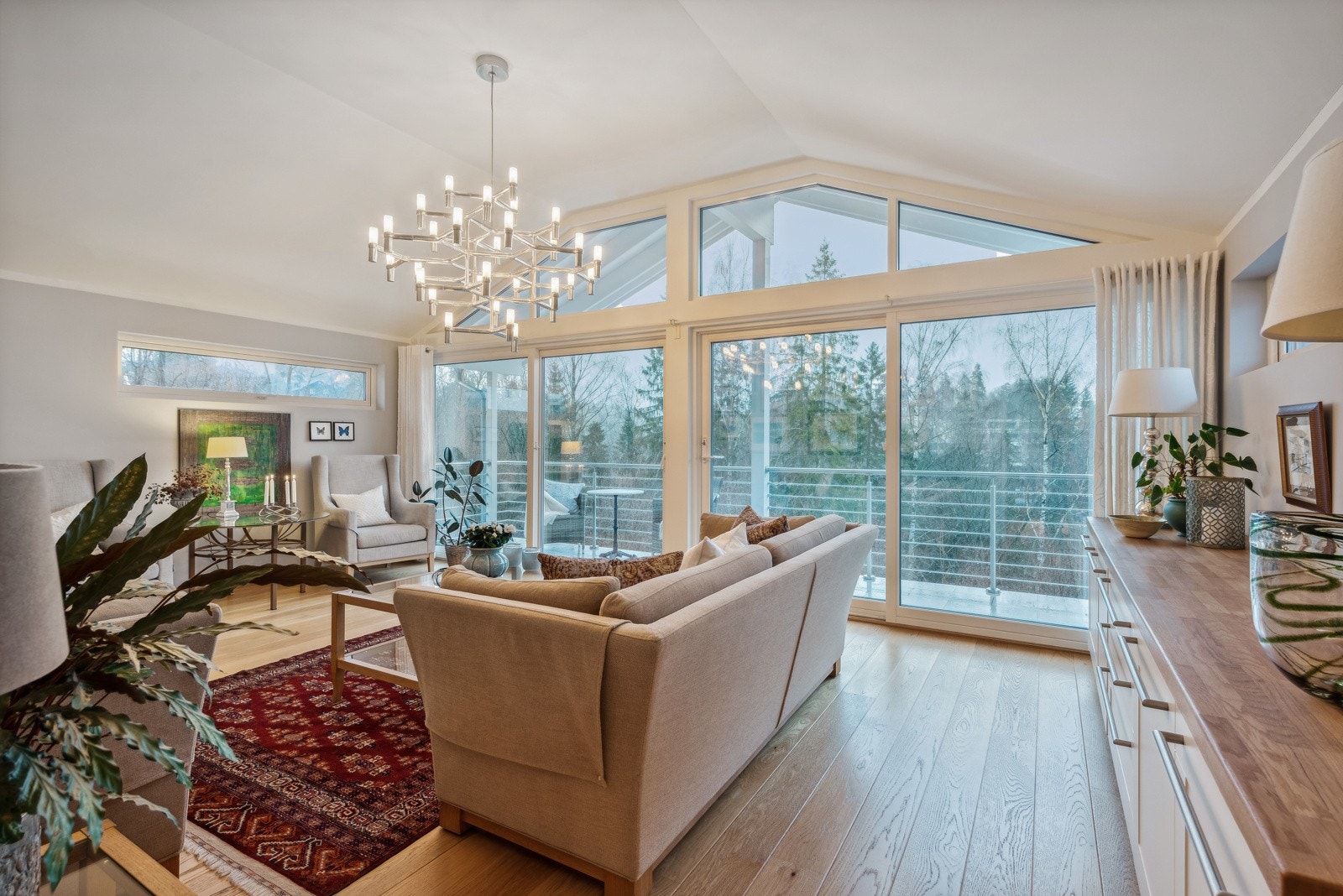 Lys og luftig stue Galleribilde