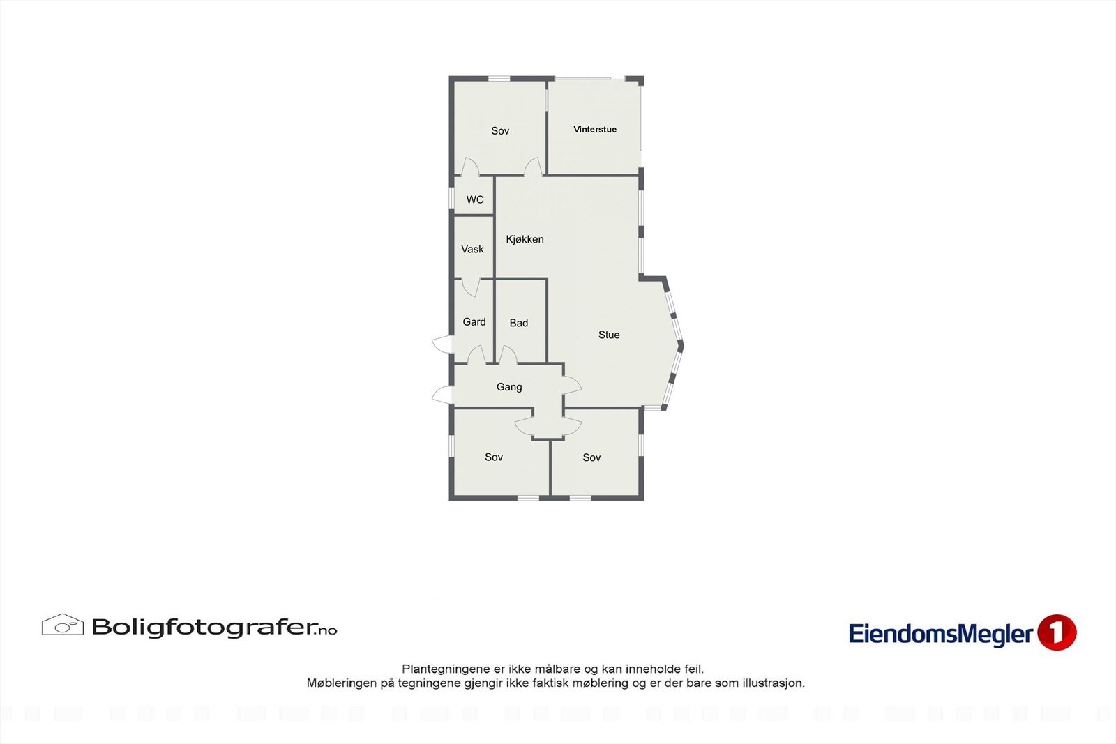 Plantegning Galleribilde