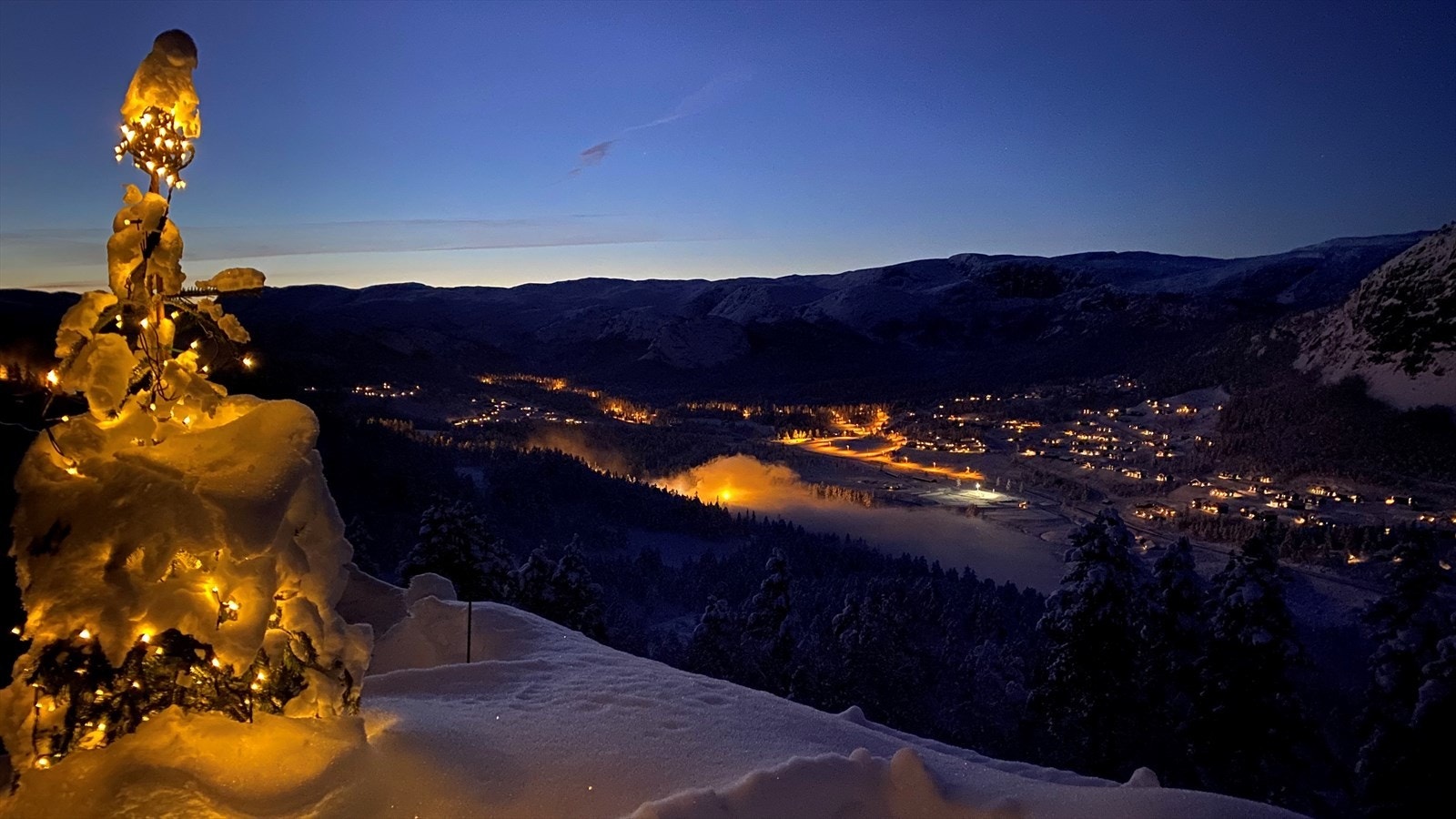 Utsikt vinterstid - Privat bilde Galleribilde