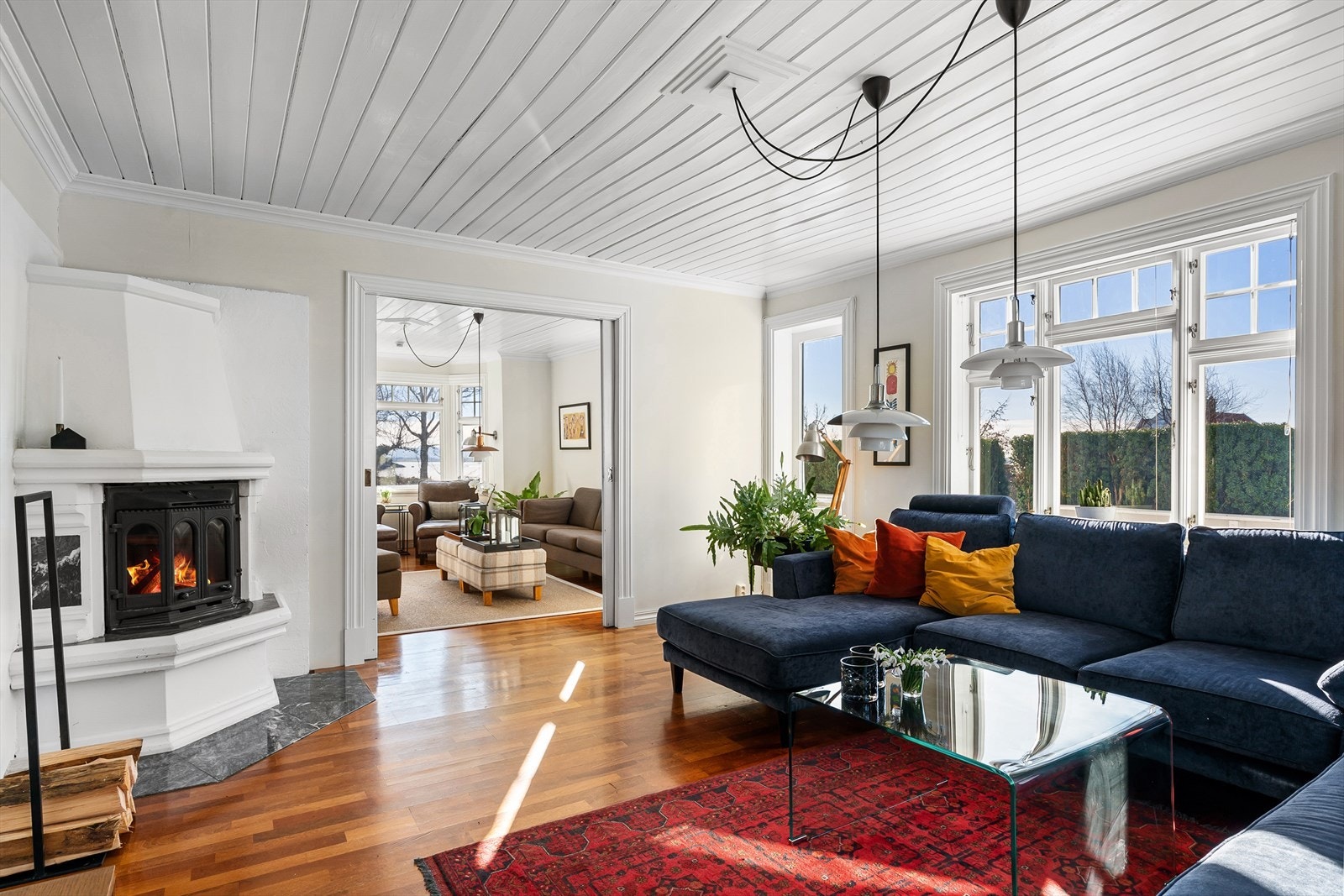 Stuen er inndelt i 2 avdelinger Galleribilde