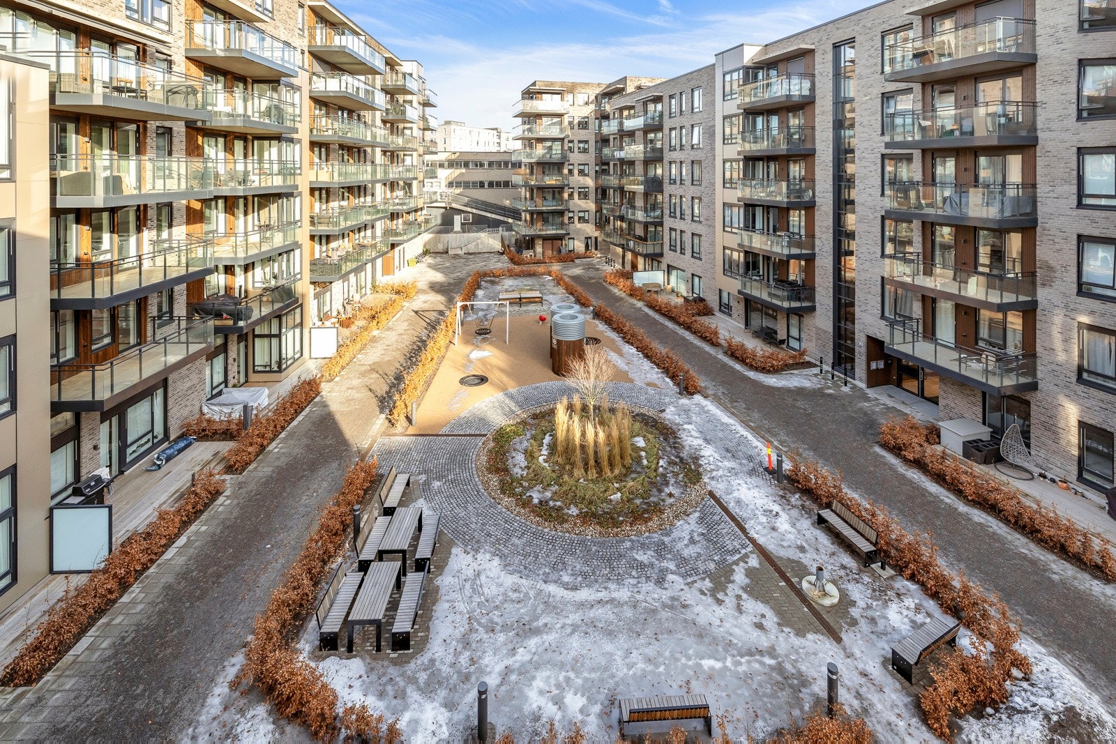 Utsyn fra balkongen Galleribilde