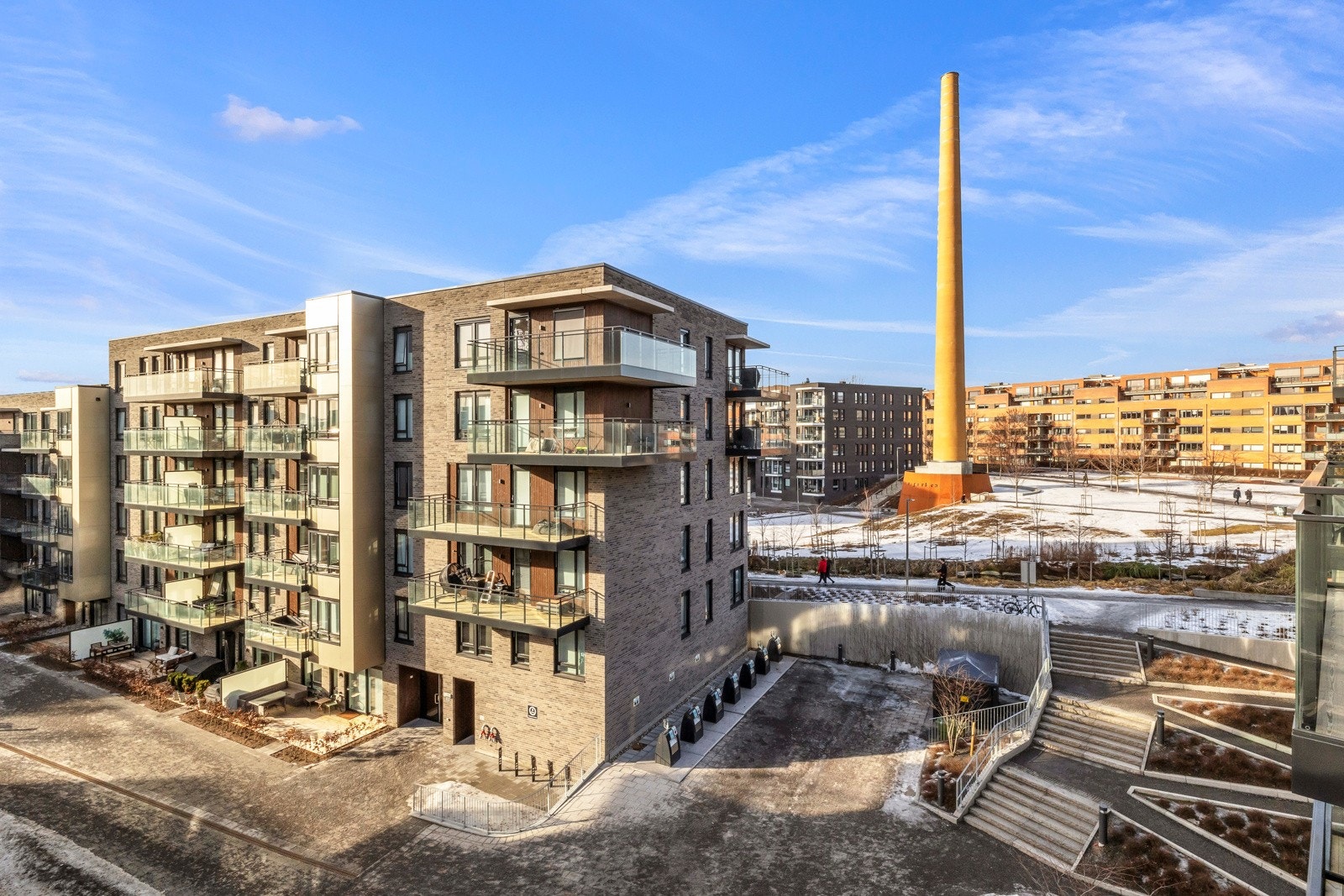 Utsyn fra balkongen Galleribilde