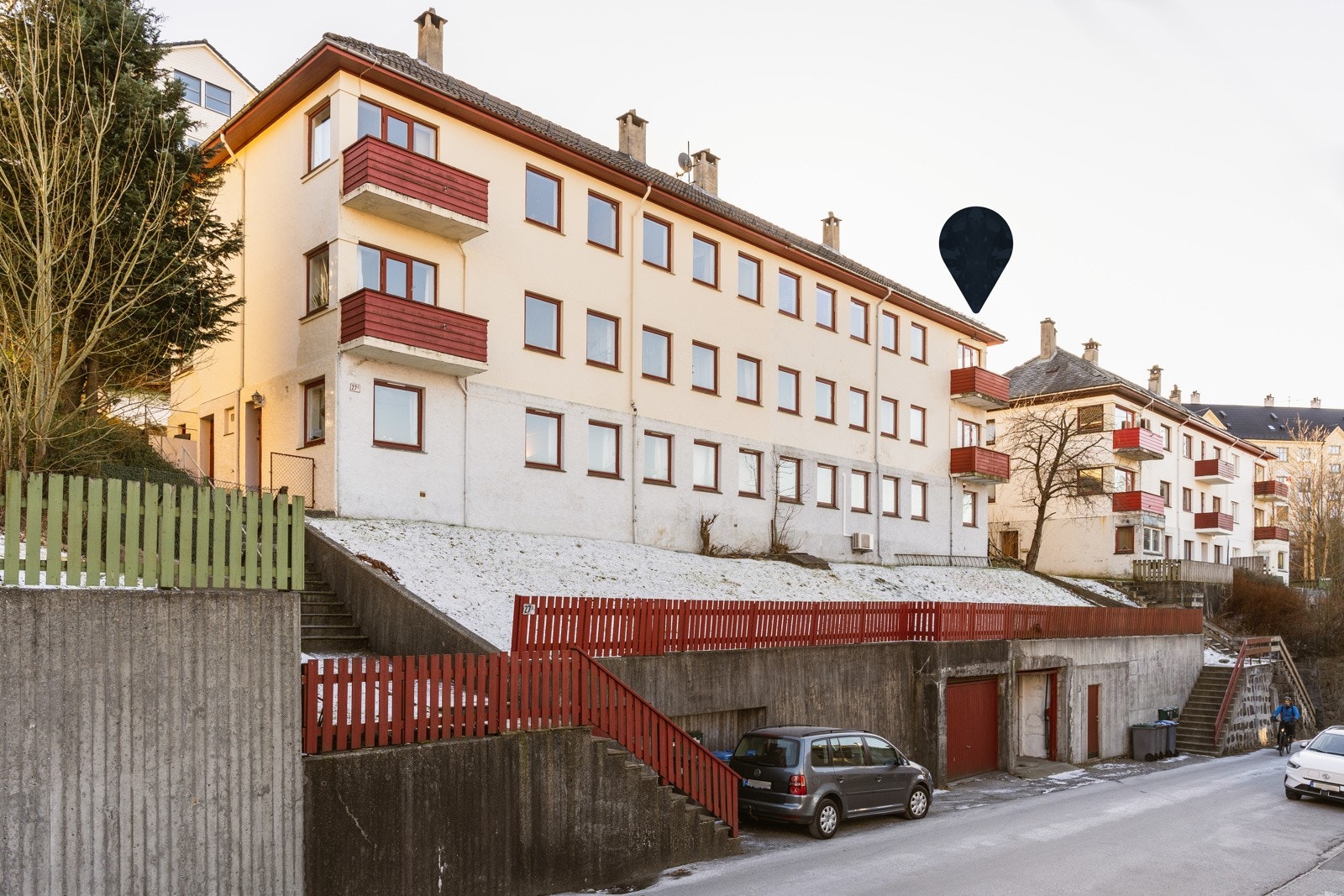 Byggets fasade. Galleribilde