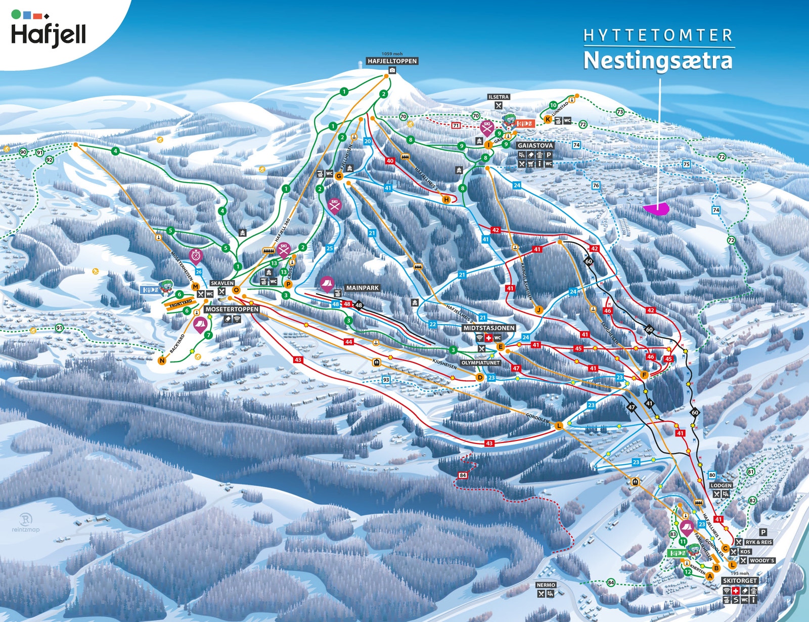 Fra alpinanlegget Galleribilde