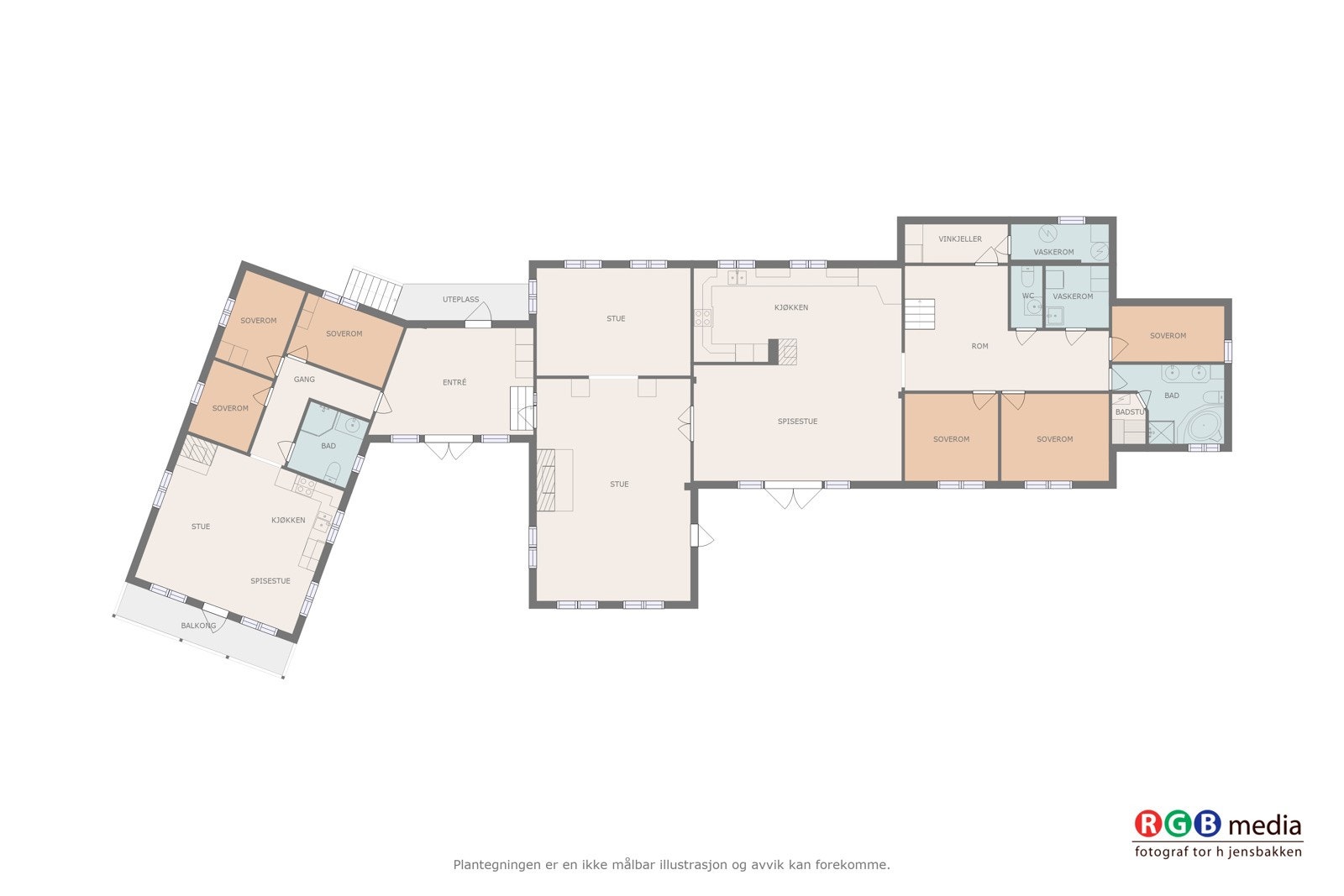 Plantegning hovedhytte Galleribilde