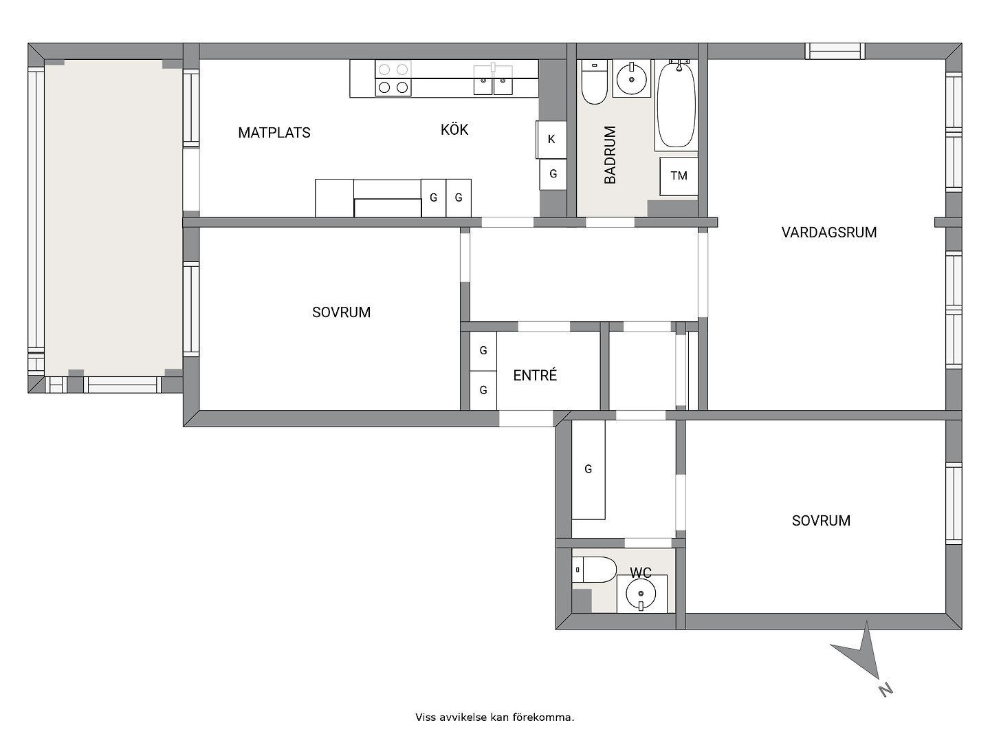 Alternativ planlösning Galleribilde