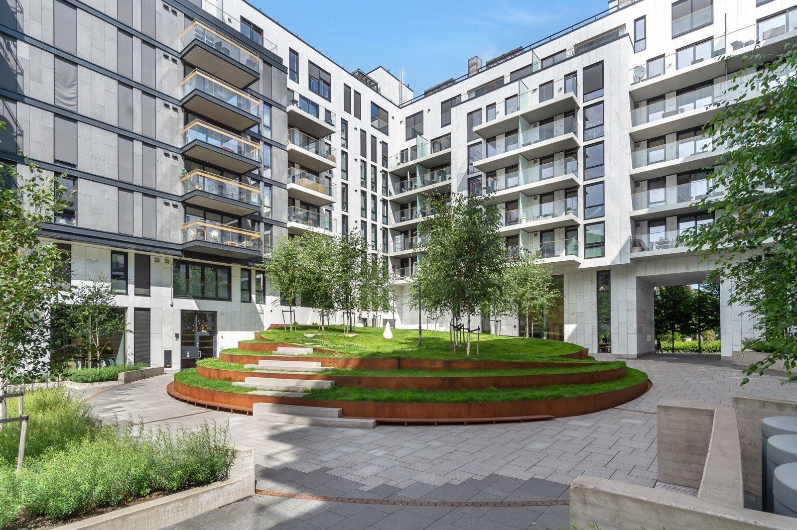 Sommerbilde fra hagen. Galleribilde