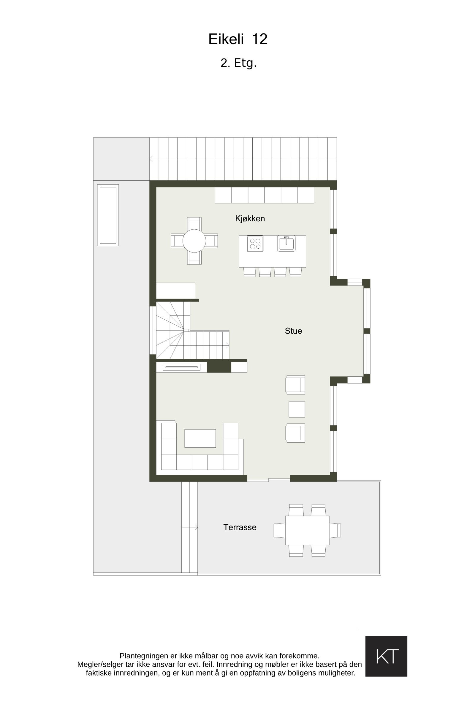 Plantegning 2 etg Galleribilde