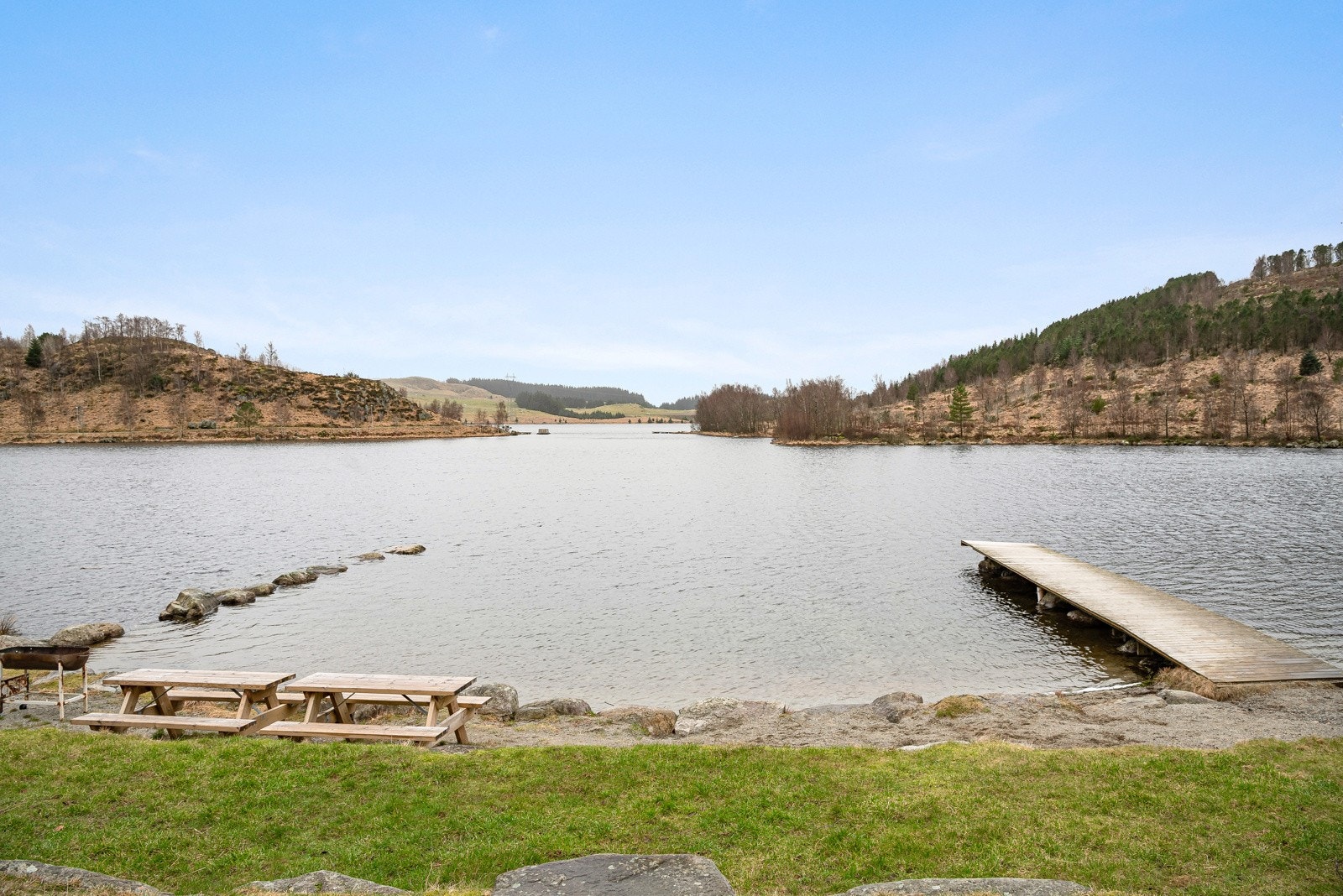 Flott badeplass like ved Galleribilde