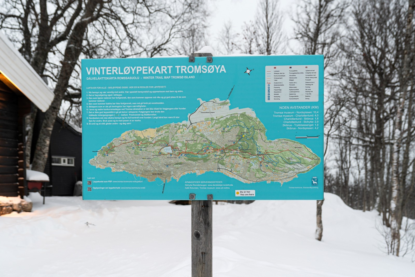 Fra leiligheten har du nærhet til den populære lysløypa som strekker seg over store deler av Tromsøya!