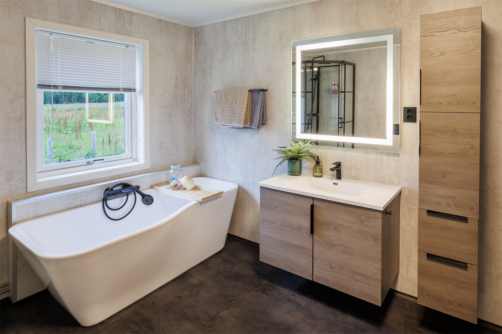 Badekaret gir spafølelse. Galleribilde