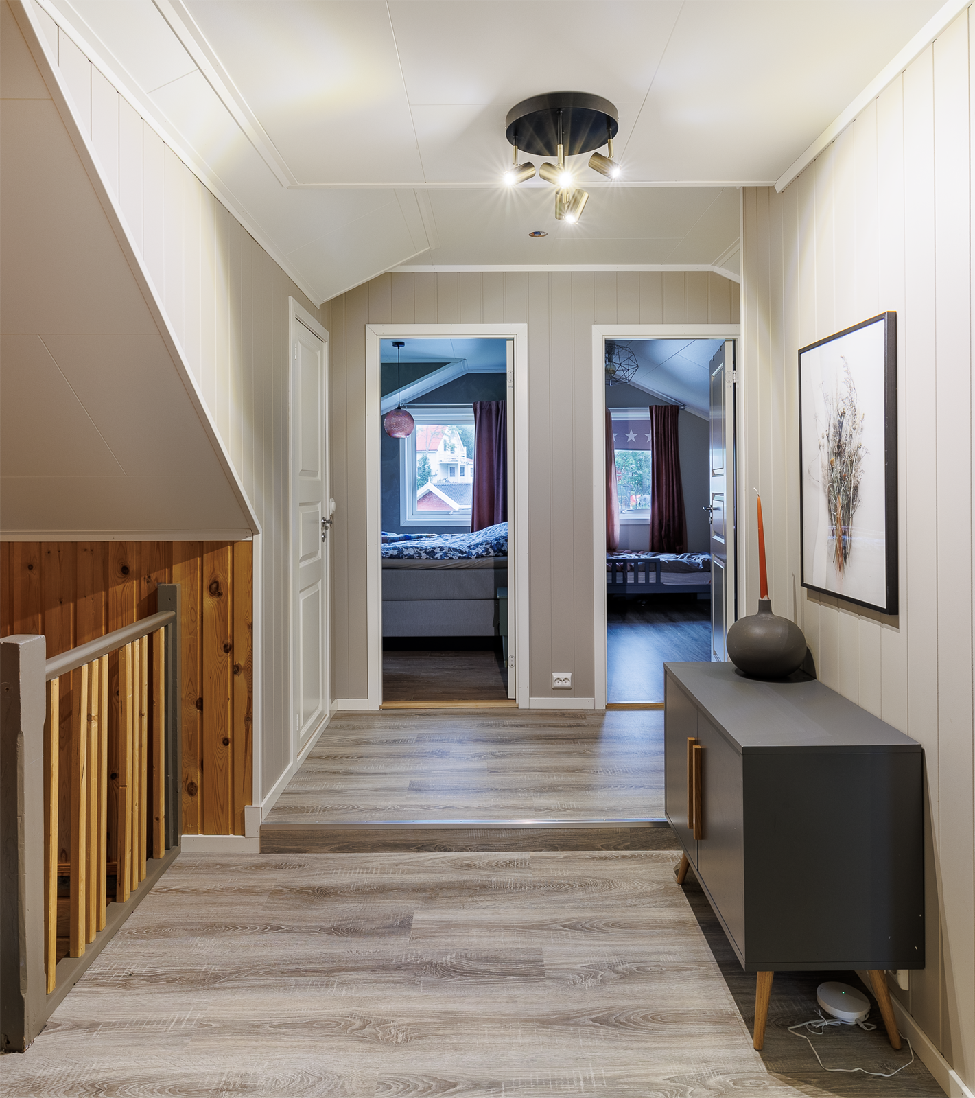 Adkomst til 2 av soverommene. Galleribilde