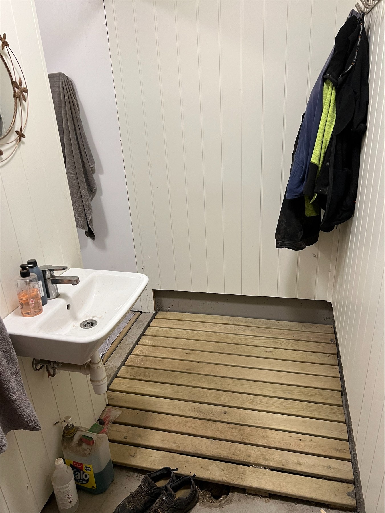 Omkledningsrom. Galleribilde