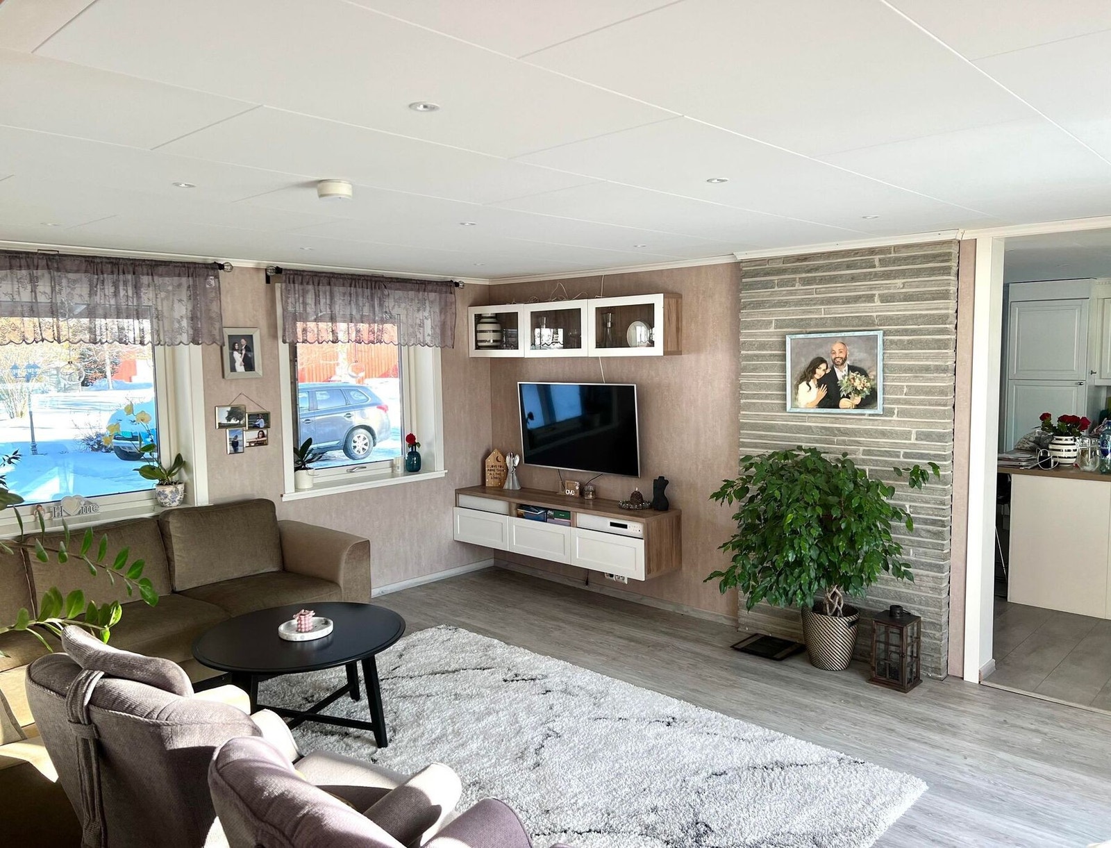 Stue hovedlåna. Galleribilde