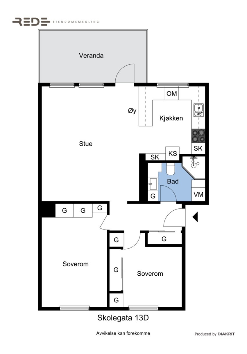 Plantegning. Galleribilde