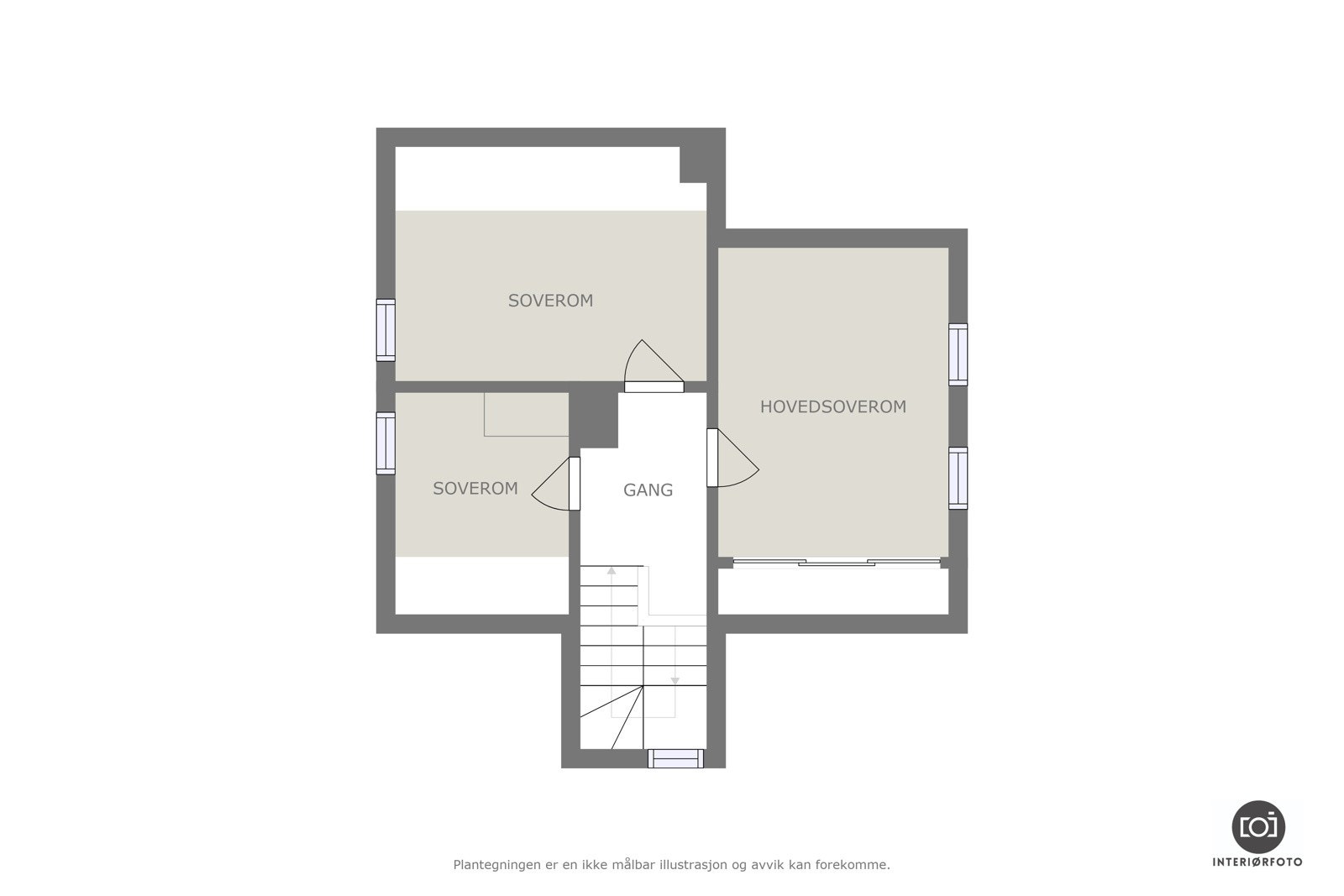 Plantegning 2.etasje Galleribilde