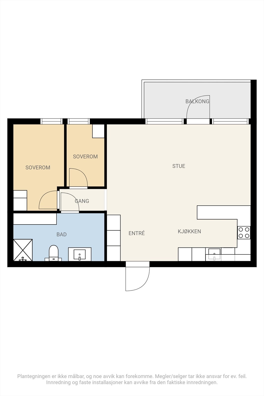 Plantegning Galleribilde