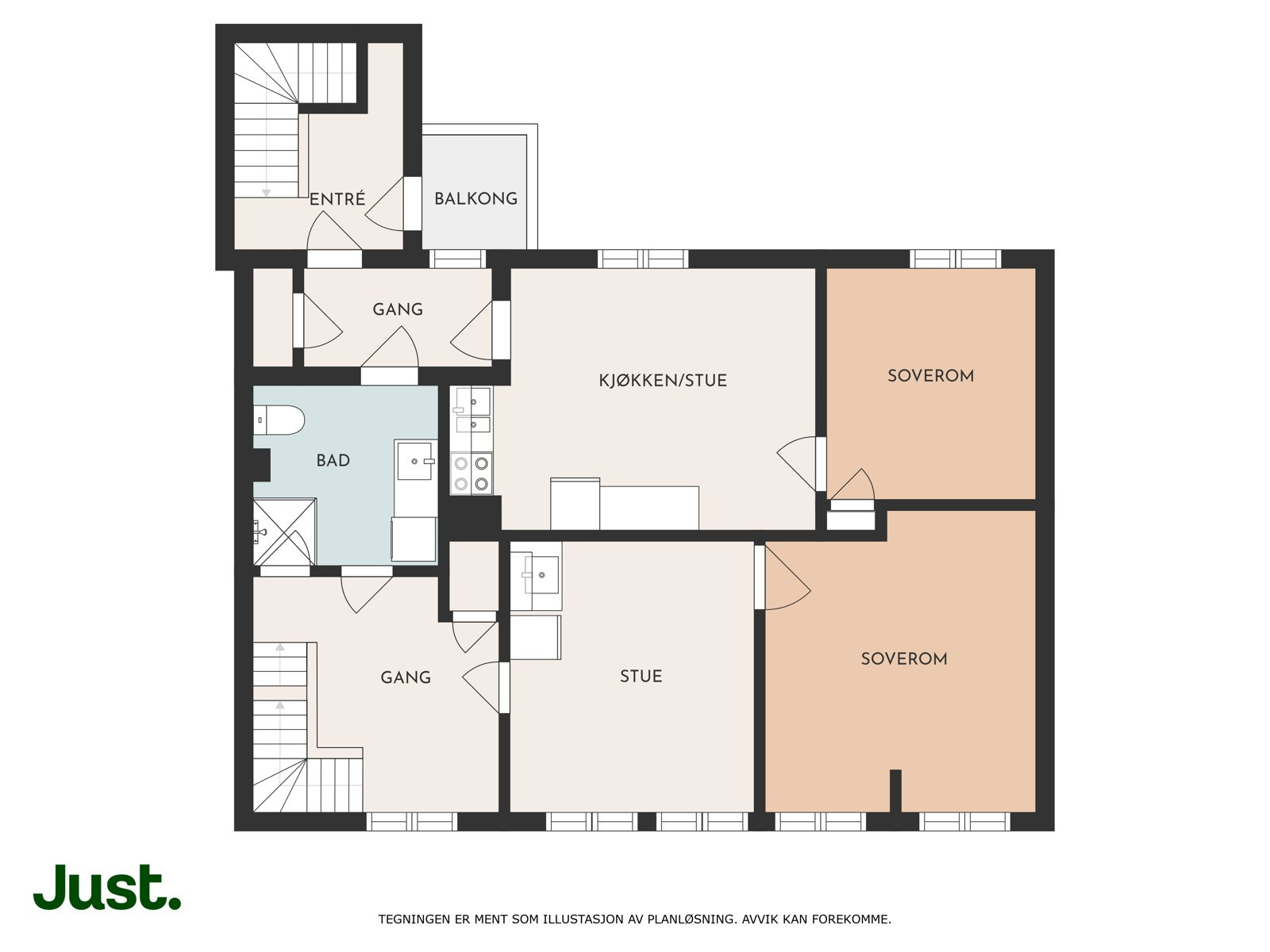 Planskisse 2. etasje
