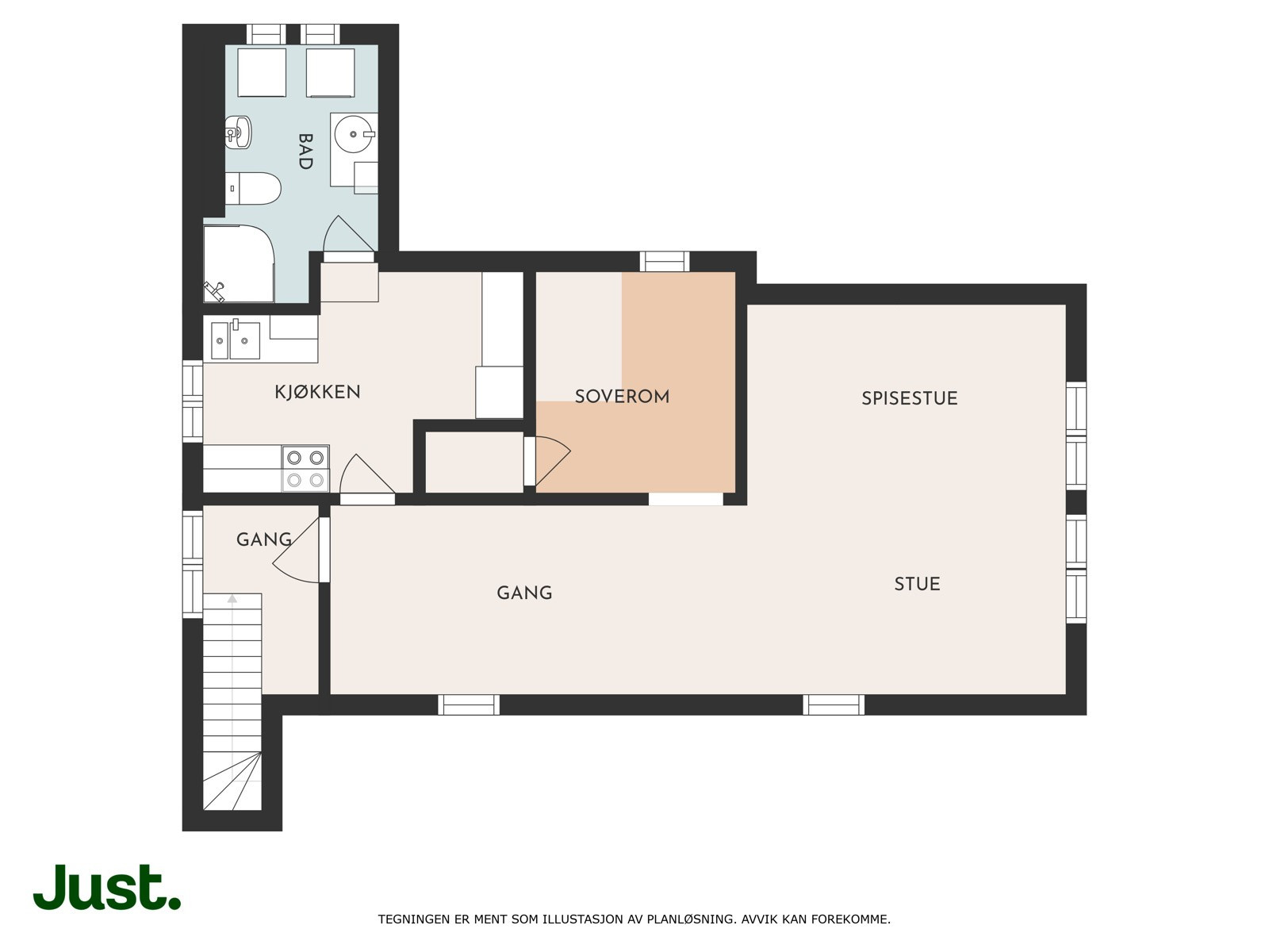 Planskisse 3. etasje
