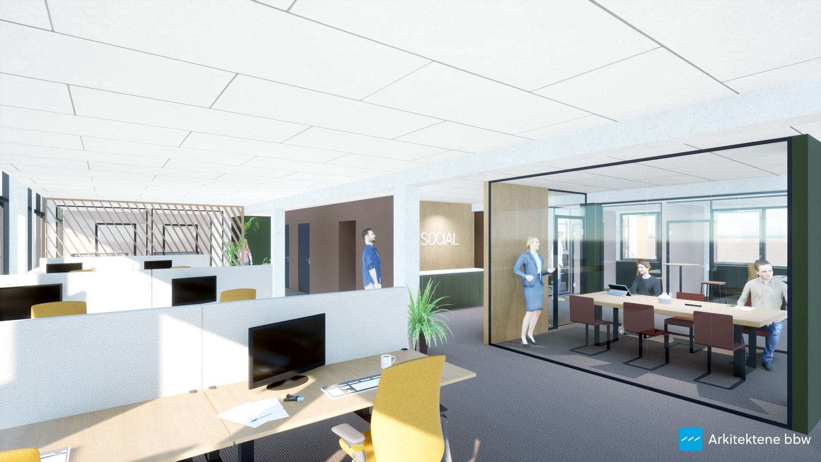 Illustrasjon muligheter interiør Galleribilde