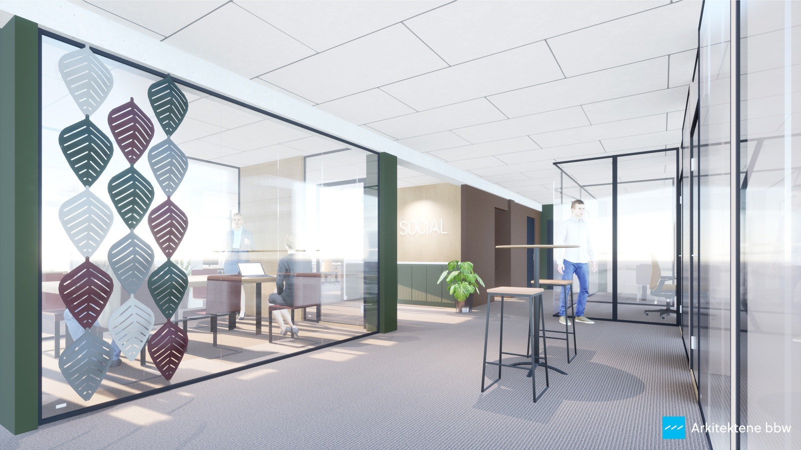 Illustrasjon muligheter interiør Galleribilde