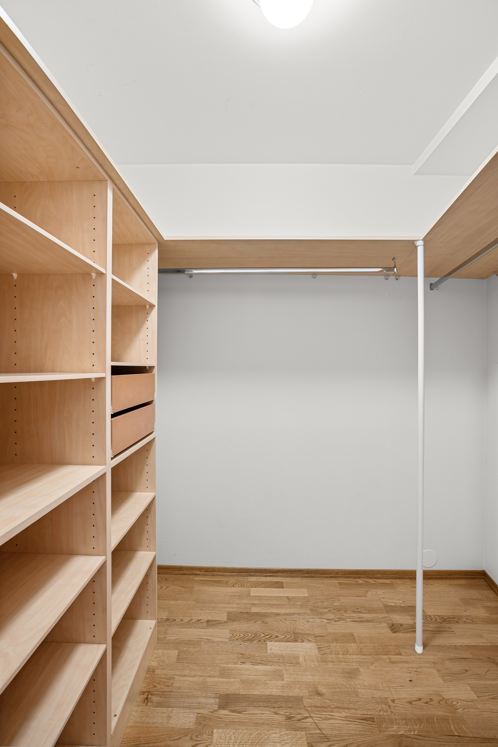 Walk-in closet.