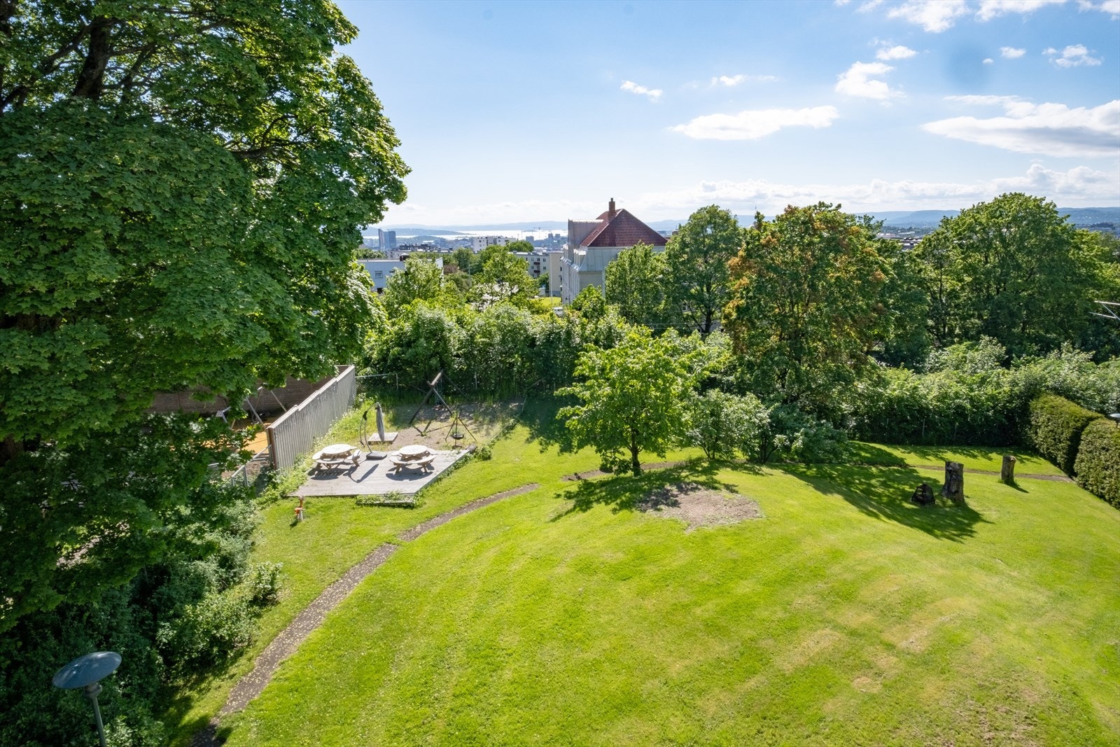 Flott, felles grøntområde Galleribilde