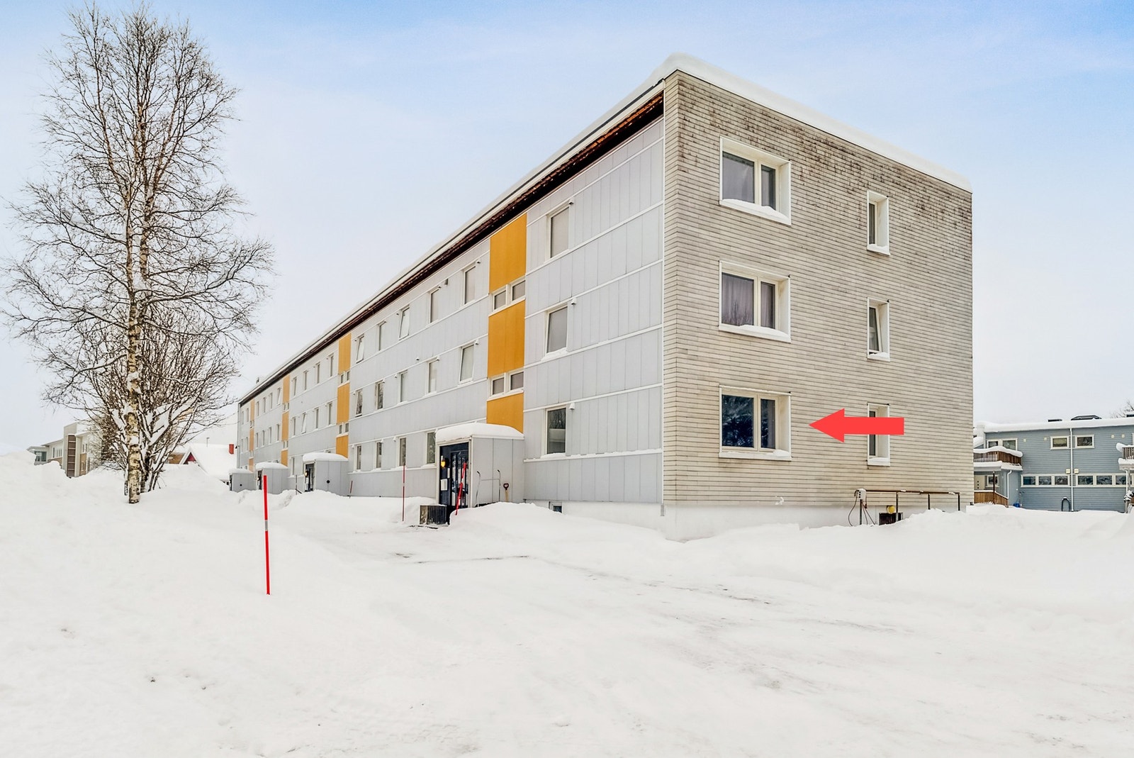Leiligheten ligger i 1. etasje Galleribilde