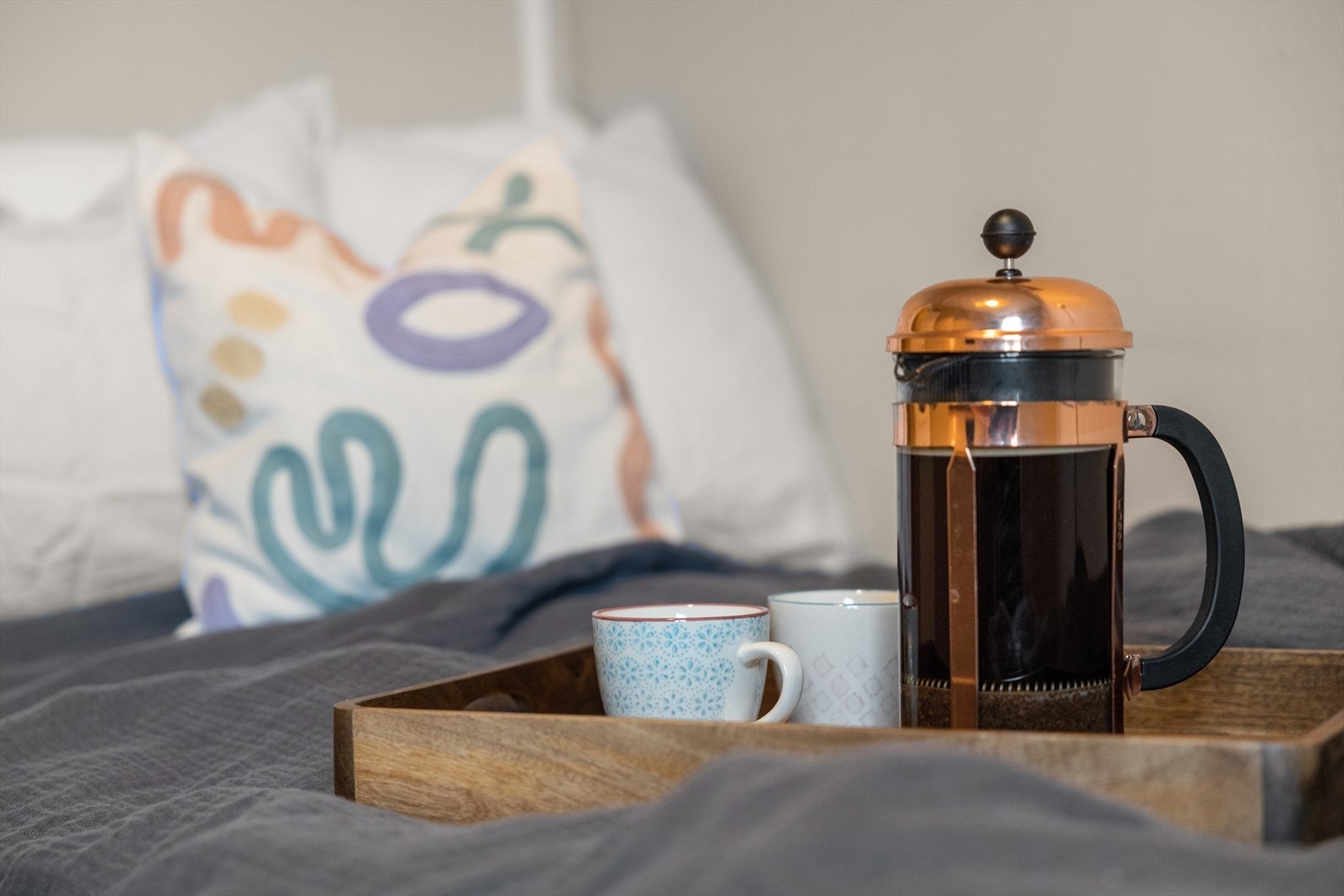 Detaljbilde fra soverommet Galleribilde