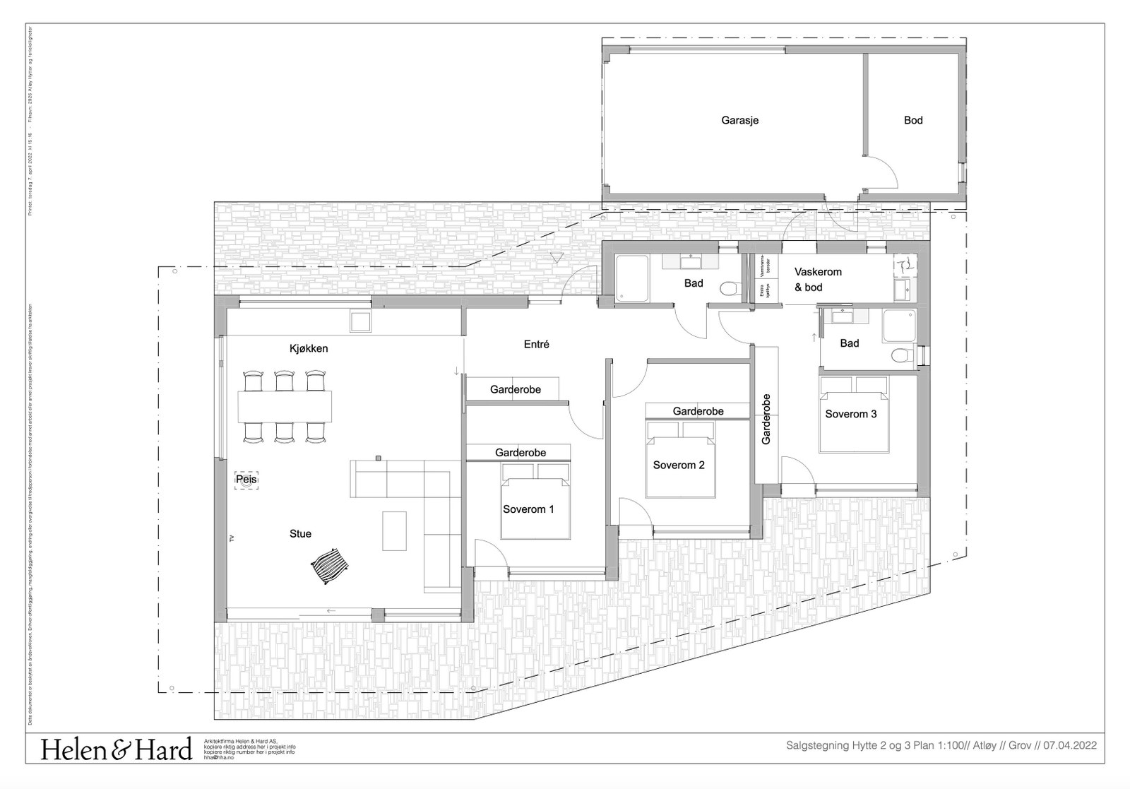 Plantegning Galleribilde