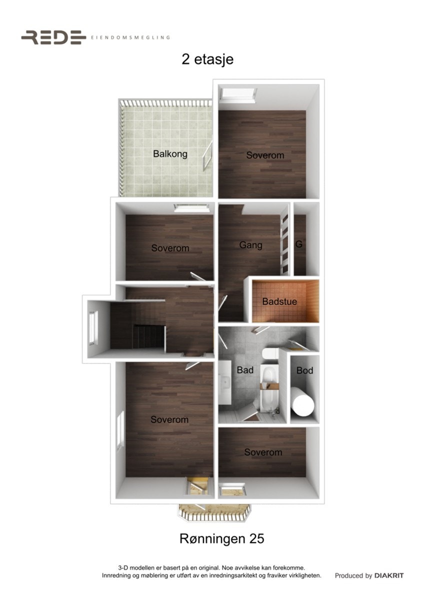 Planskisse 2.etasje Galleribilde