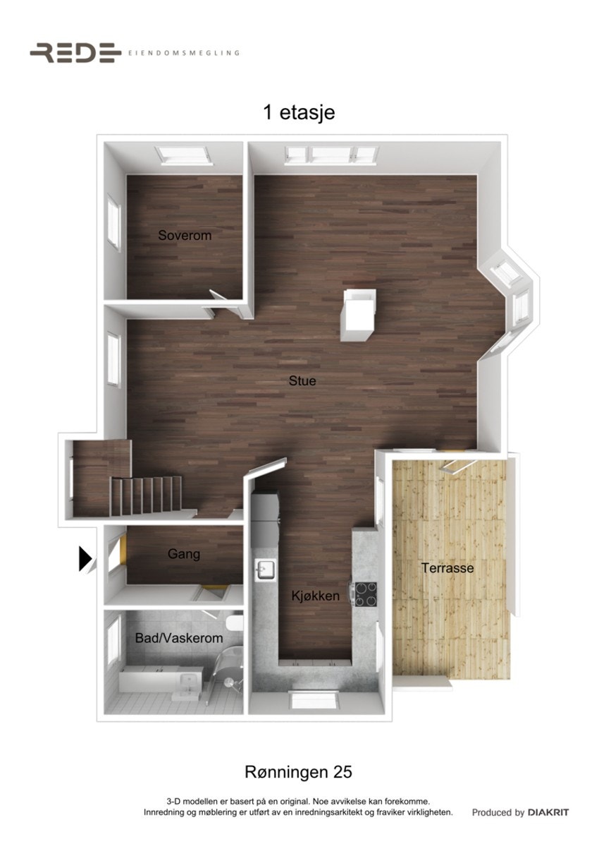 Planskisse hovedplan Galleribilde