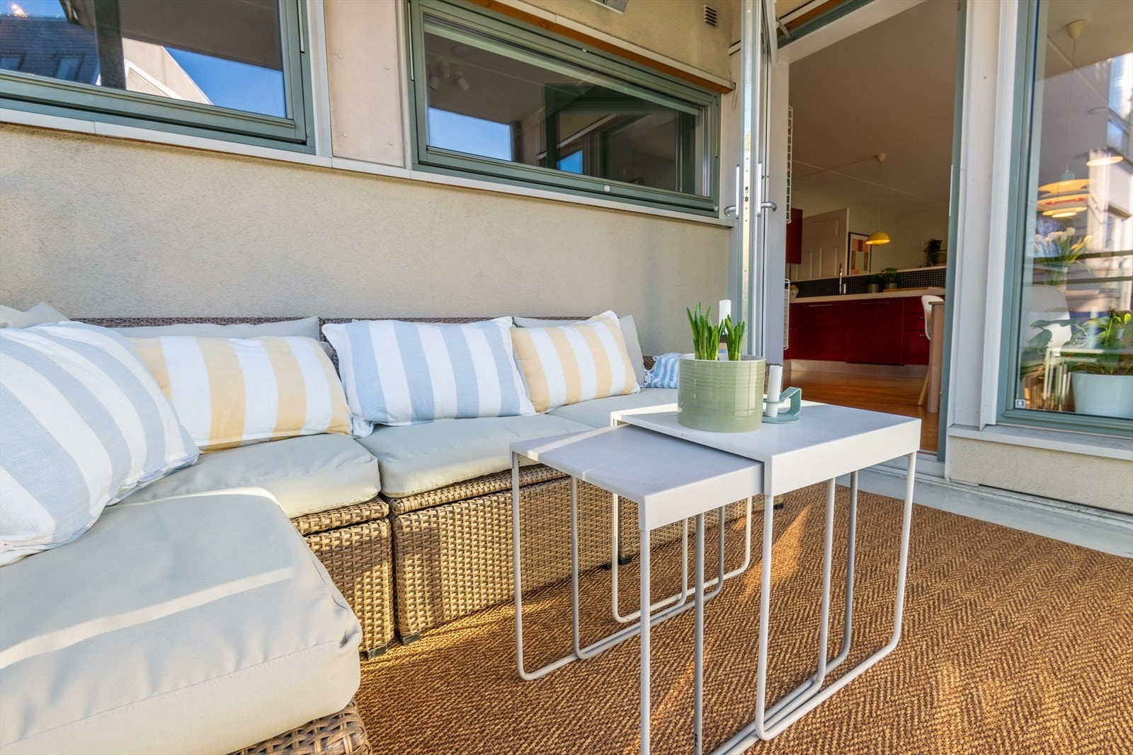 - Det er tillatt med både gass- og elektrisk grill på balkongen - Galleribilde